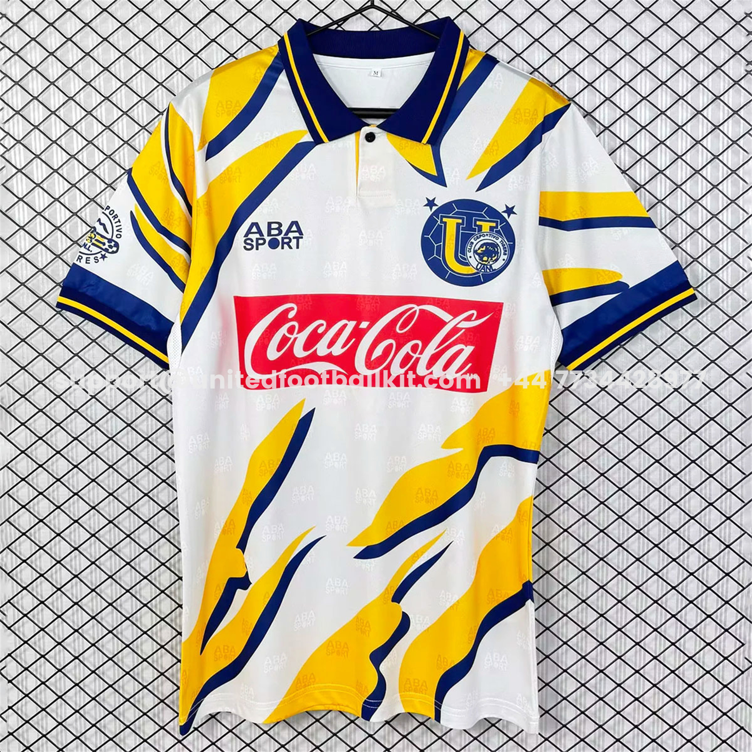Unitedfootballkit.com | Retro Tigres UANL 1996-97 Away Jersey -Customize Name, Number and Patch | Worldwide Shipping