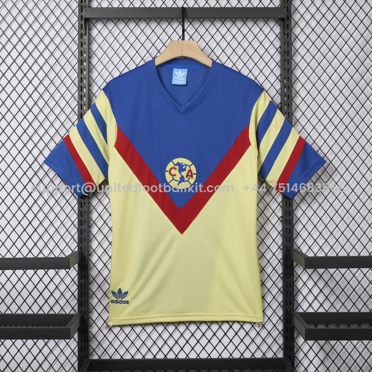 Unitedfootballkit.com | Retro Club América 1982-84 Home Jersey -Customize Name, Number and Patch | Worldwide Shipping