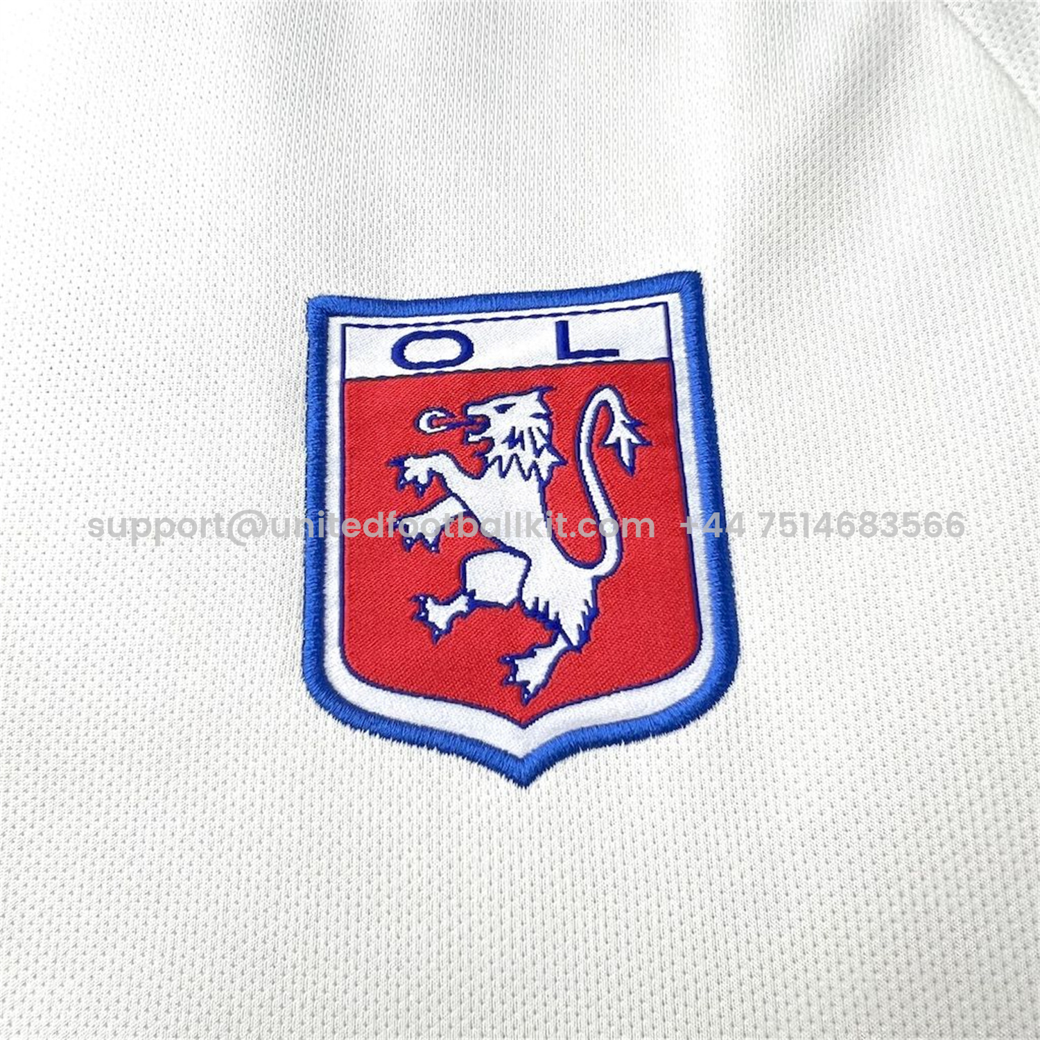 Unitedfootballkit.com | Lyon 25-26 75-Year Anniversary White Jersey - Fans Version -Customize Name, Number and Patch | Worldwide Shipping