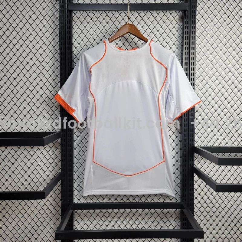 Unitedfootballkit.com | Retro Netherlands 2004 Away Jersey -Customize Name, Number and Patch | Worldwide Shipping