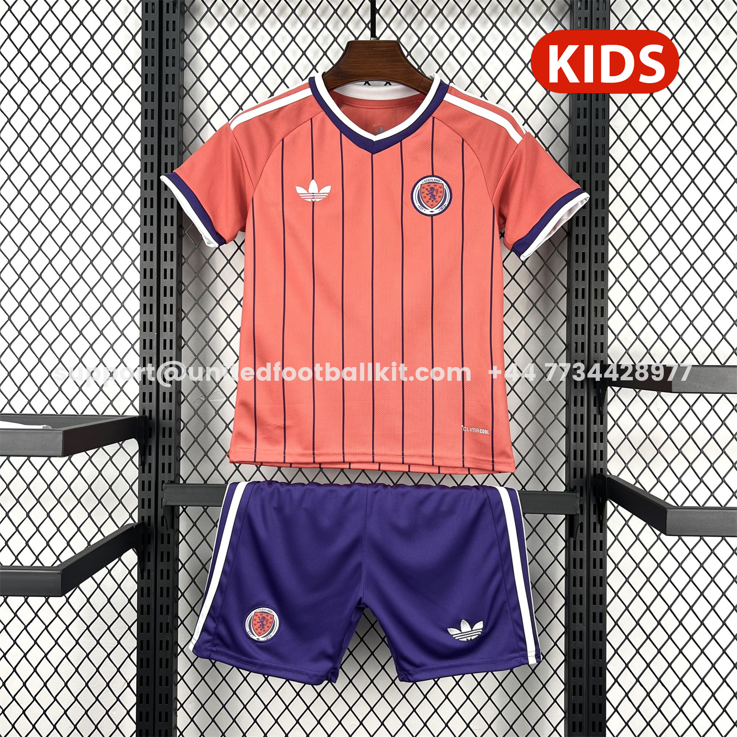 Unitedfootballkit.com | S-c-o.t l.a-n.d 2026 Away Kids Kit -Customize Name, Number and Patch | Worldwide Shipping