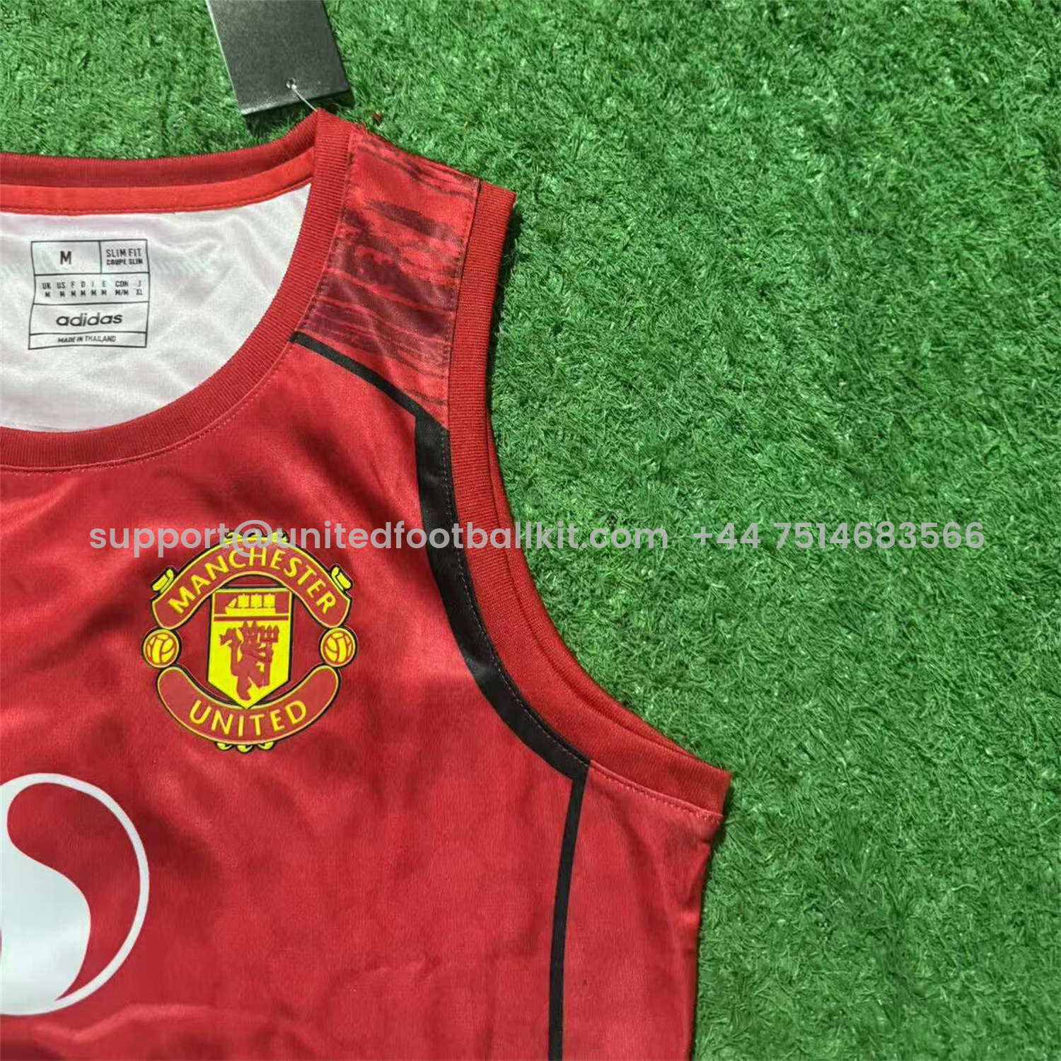 Unitedfootballkit.com | Women's Manchester United 25-26 Home Yoga Vest -Customize Name, Number and Patch | Worldwide Shipping