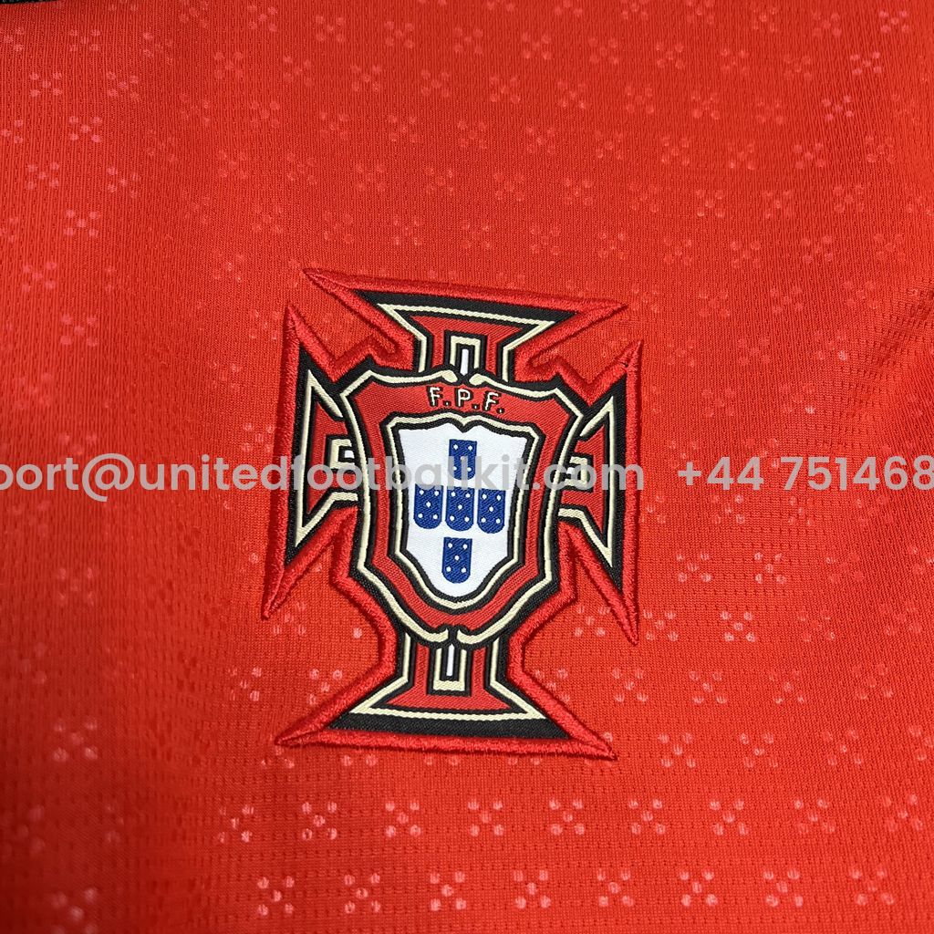 Unitedfootballkit.com | Portugal 2025-26 Home Jersey - Fans Version -Customize Name, Number and Patch | Worldwide Shipping