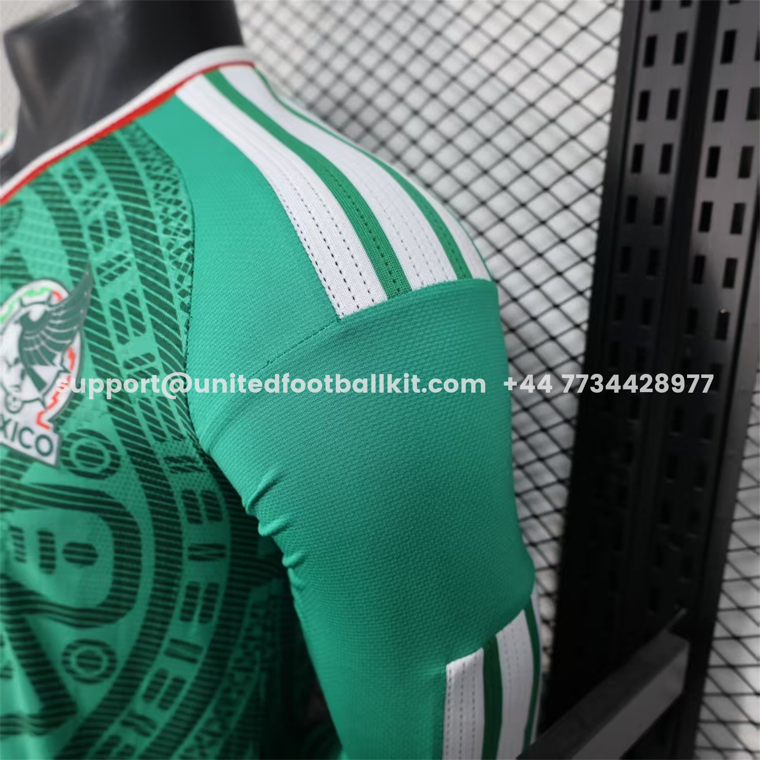 Unitedfootballkit.com | Mexico 2026 Home Long Sleeves Jersey - Player Version -Customize Name, Number and Patch | Worldwide Shipping