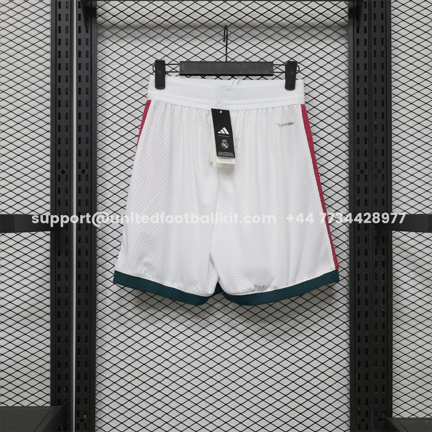 Unitedfootballkit.com | Real Madrid 26-27 Home Shorts - Player Version -Customize Name, Number and Patch | Worldwide Shipping