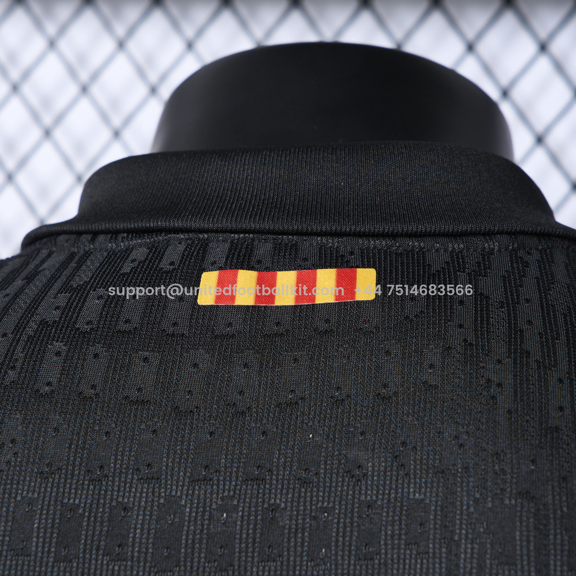 Unitedfootballkit.com | Barcelona 24-25 Away Jersey with Big Logo - Player Version -Customize Name, Number and Patch | Worldwide Shipping