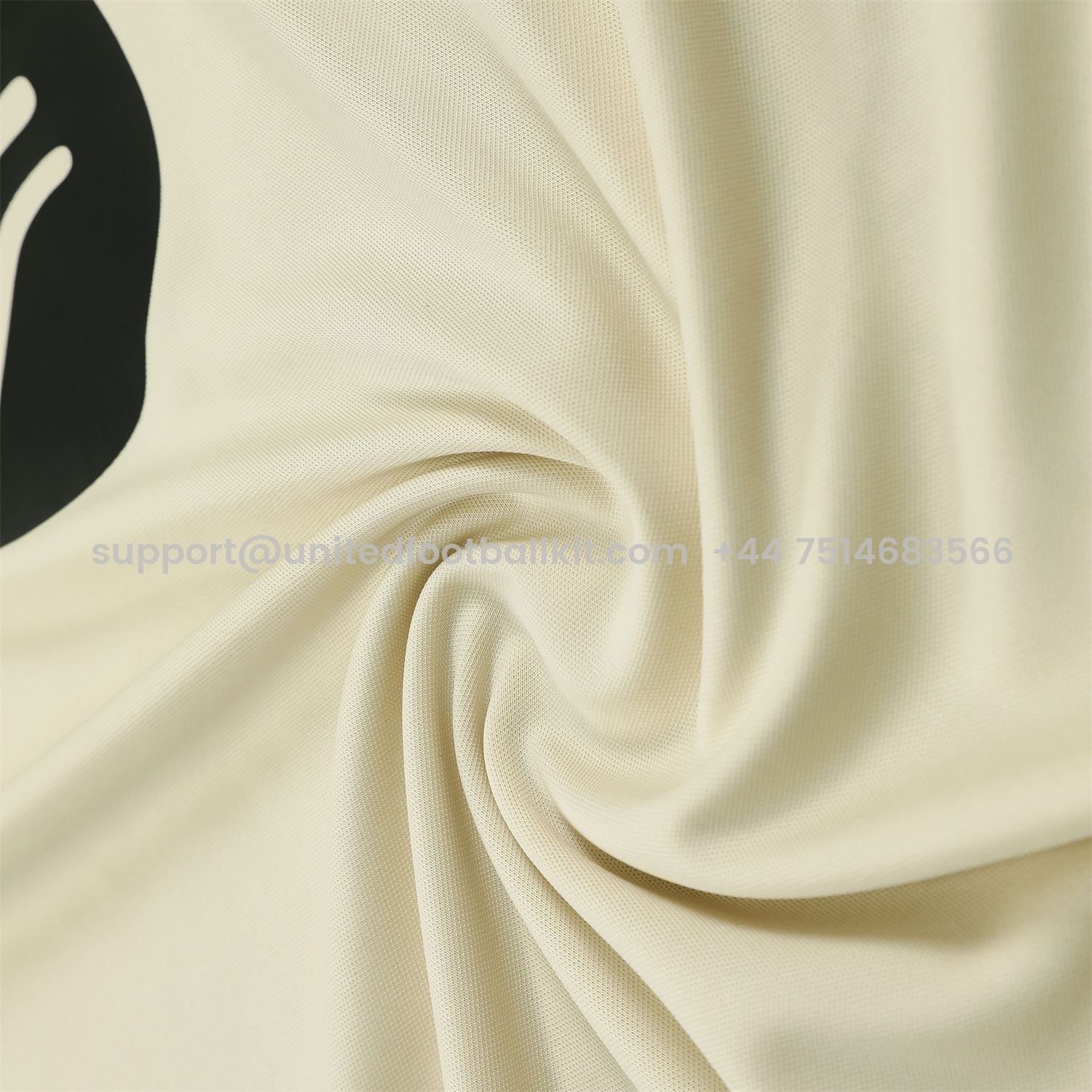 Unitedfootballkit.com | Barcelona 25-26 Short-Sleeve Training Set - Cream Top & Deep Blue Shorts -Customize Name, Number and Patch | Worldwide Shipping