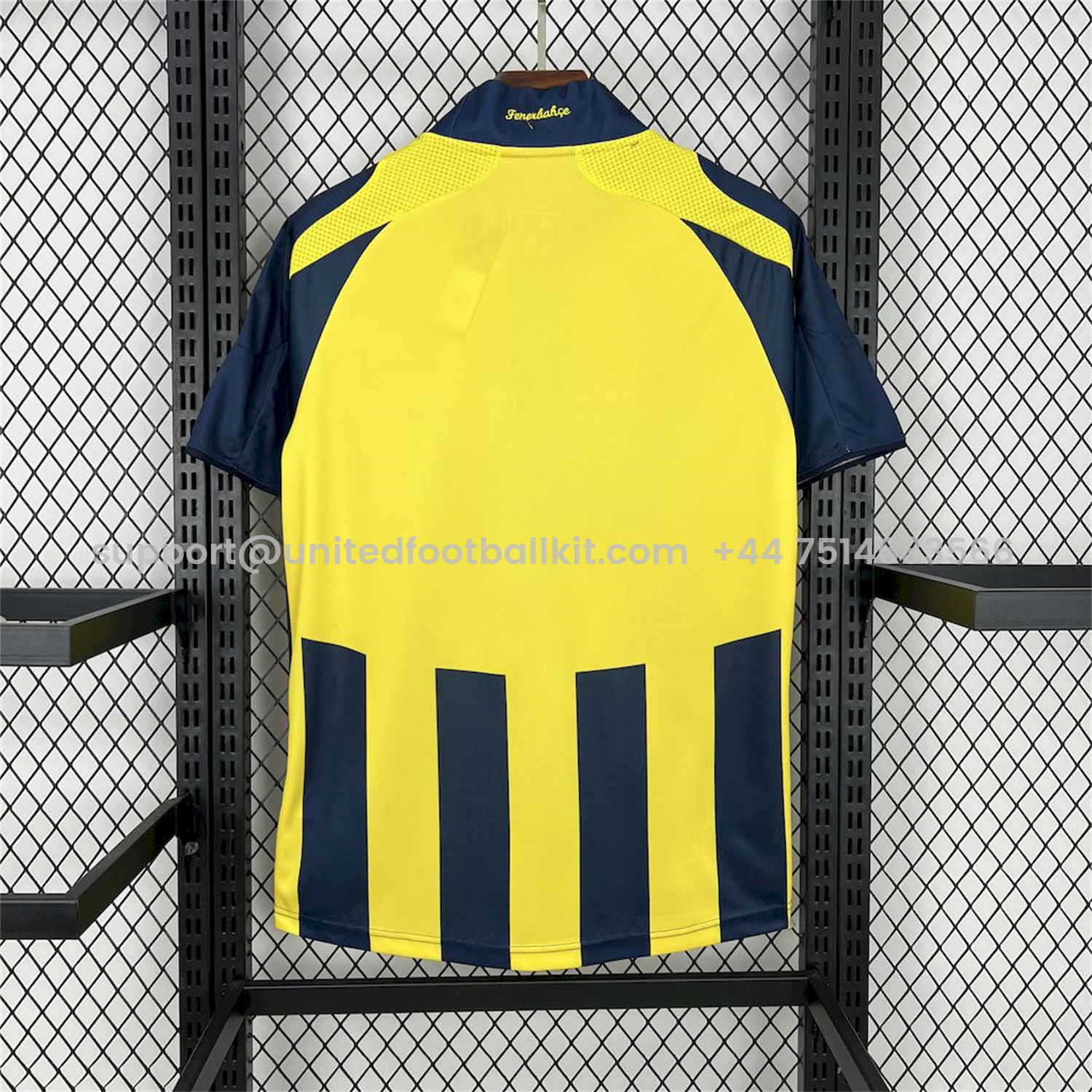 Unitedfootballkit.com | Retro Fenerbahce 2007-08 Home Jersey -Customize Name, Number and Patch | Worldwide Shipping