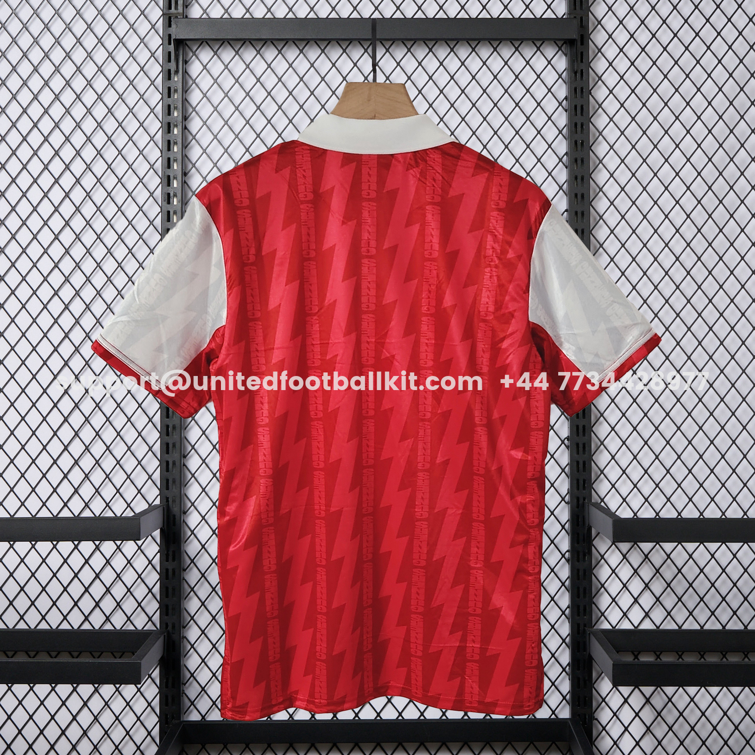 Unitedfootballkit.com | Retro Arsenal 95-96 Home Jersey -Customize Name, Number and Patch | Worldwide Shipping