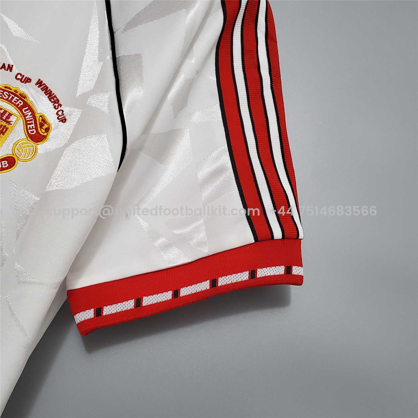 Unitedfootballkit.com | Retro Manchester United 90-91 Third Away Jersey -Customize Name, Number and Patch | Worldwide Shipping