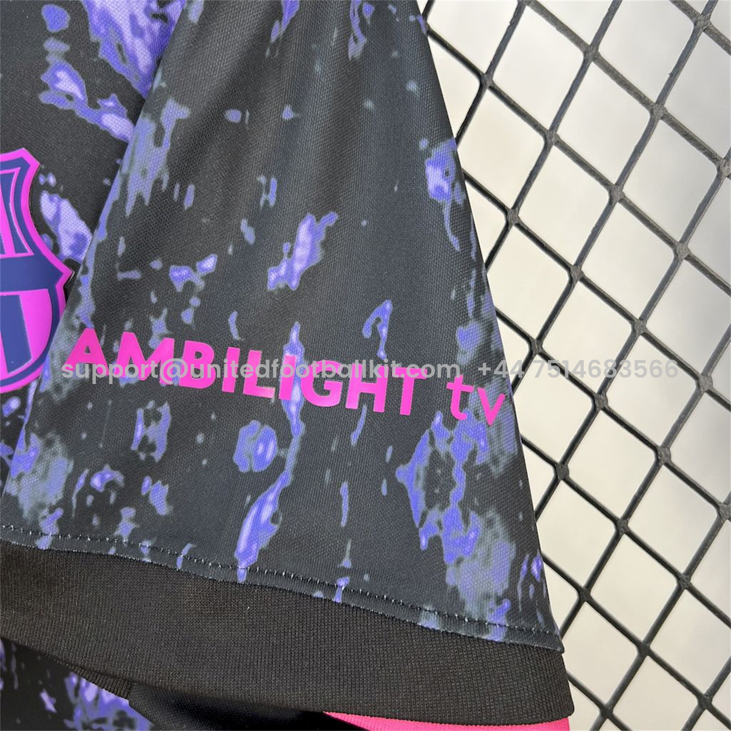 Unitedfootballkit.com | Barcelona 25-26 Purple Rock Pattern Jersey - Fans Version -Customize Name, Number and Patch | Worldwide Shipping