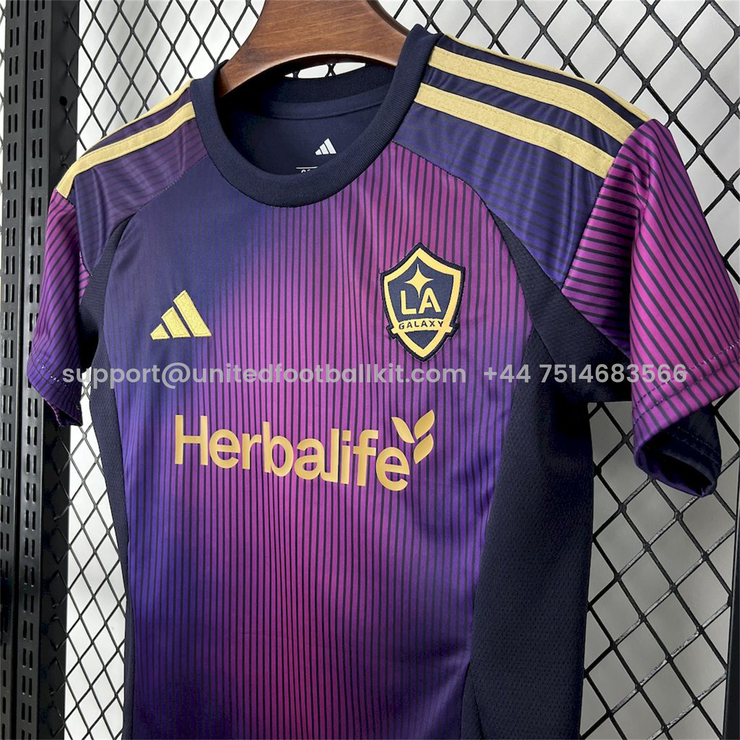 Unitedfootballkit.com | LA Galaxy 2025 Away Kids Kit -Customize Name, Number and Patch | Worldwide Shipping