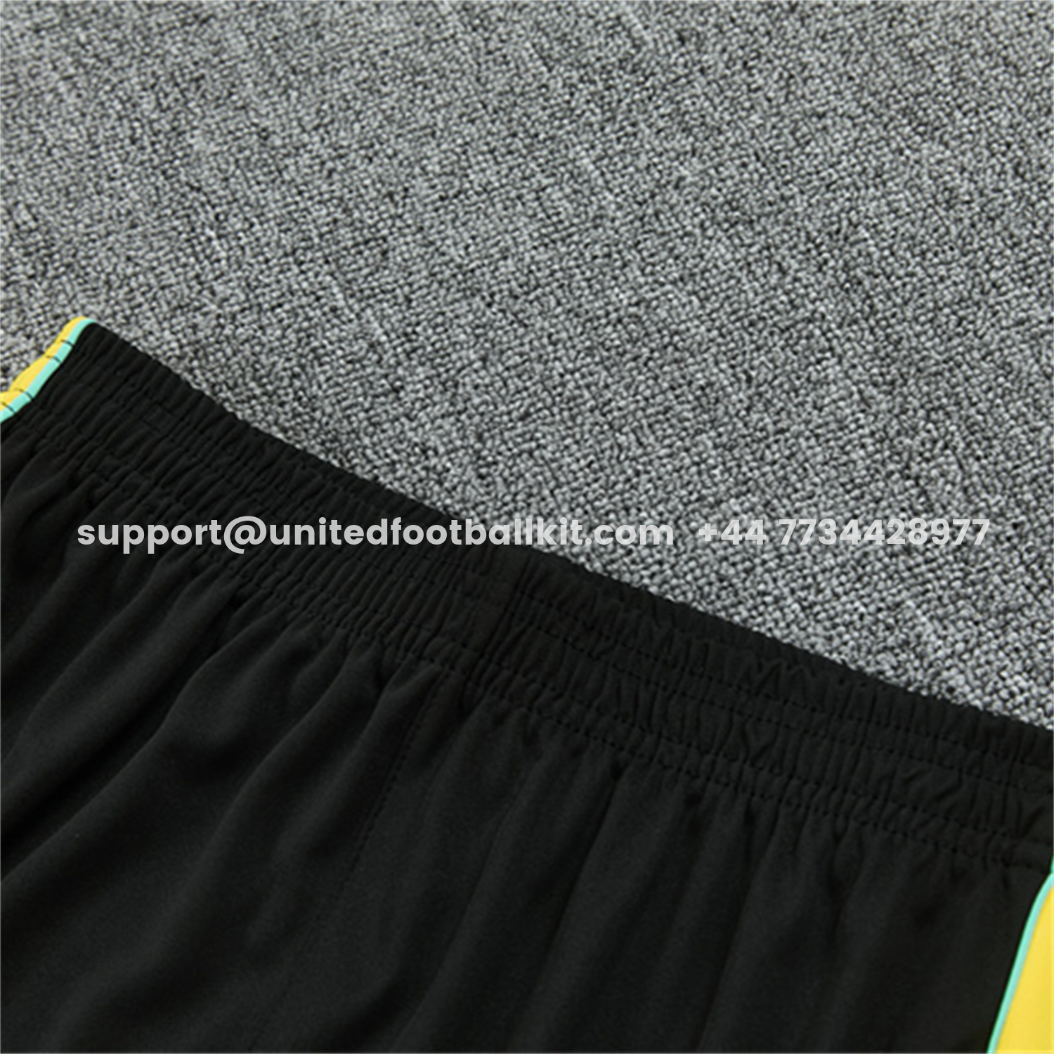 Unitedfootballkit.com | Brazil X JD 2026 Kids Long Sleeves Training Set - Black Top And Black Yellow Pants -Customize Name, Number and Patch | Worldwide Shipping