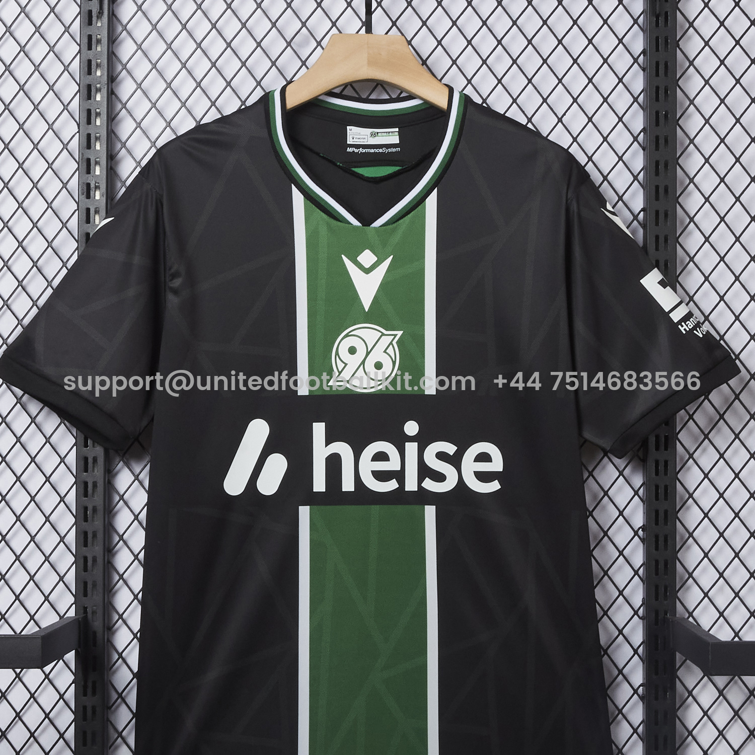Unitedfootballkit.com | Hannover 96 25-26 Away Jersey - Fans Version -Customize Name, Number and Patch | Worldwide Shipping