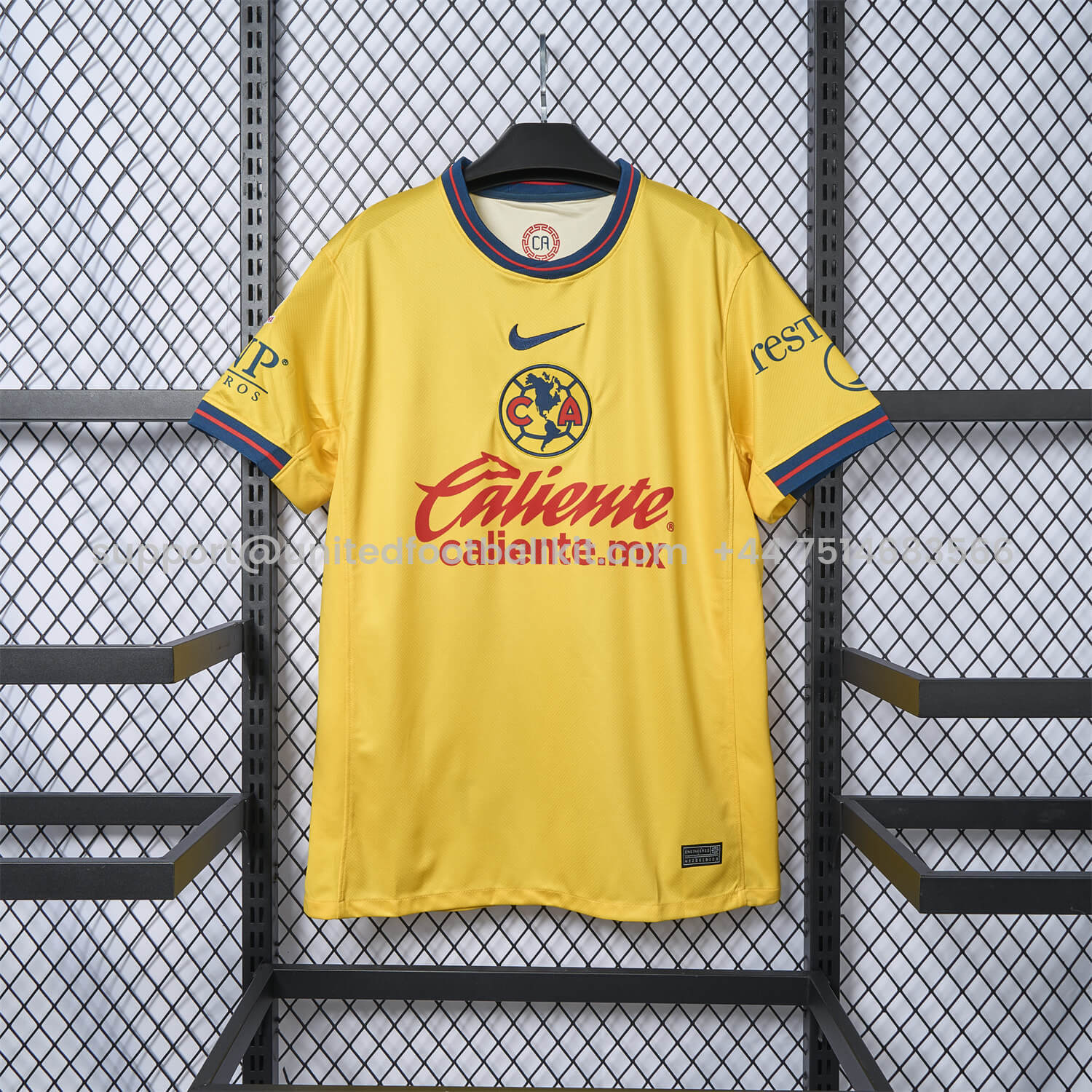Unitedfootballkit.com | Club América 24-25 Home Stadium Jersey - Fans Version -Customize Name, Number and Patch | Worldwide Shipping