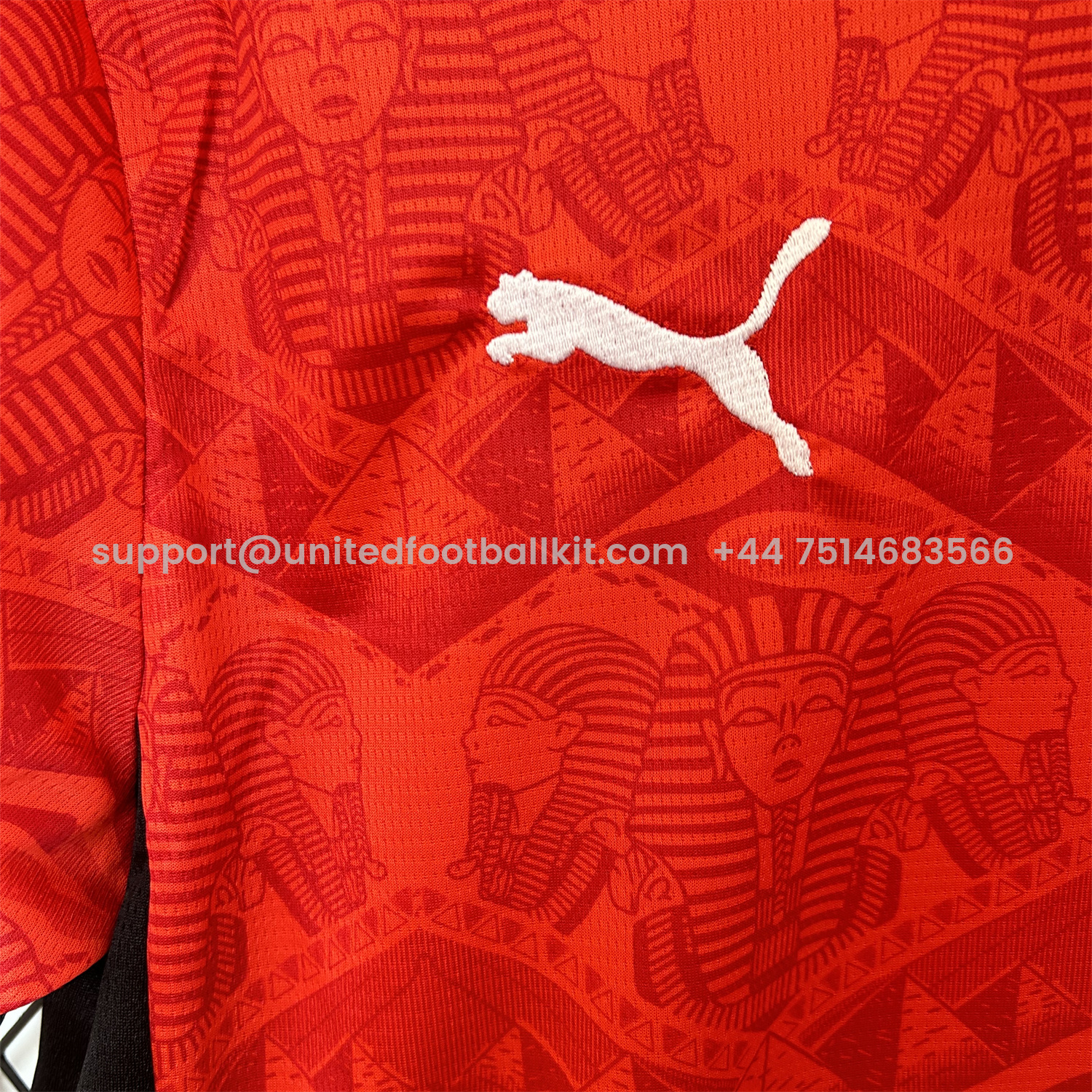 Unitedfootballkit.com | Egypt 25-26 Home Jersey - Fans Version -Customize Name, Number and Patch | Worldwide Shipping