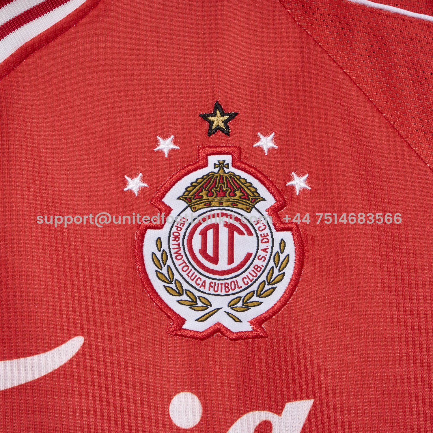 Unitedfootballkit.com | Retro Toluca 1999-00 Home Jersey -Customize Name, Number and Patch | Worldwide Shipping