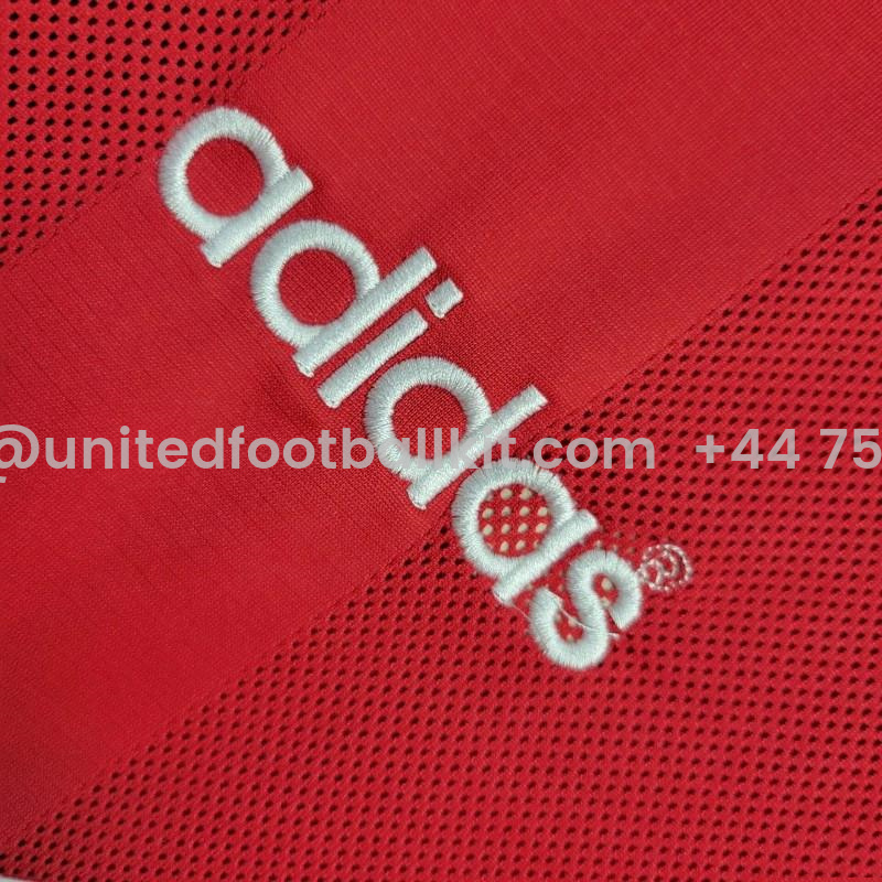 Unitedfootballkit.com | Retro Liver.pool 1995-96 Home Stadium Jersey -Customize Name, Number and Patch | Worldwide Shipping