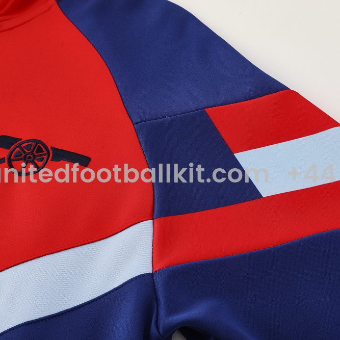 Unitedfootballkit.com | Arsenal 24-25 Originals LFSTLR Jacket Training Tracksuit - Red and Blue -Customize Name, Number and Patch | Worldwide Shipping