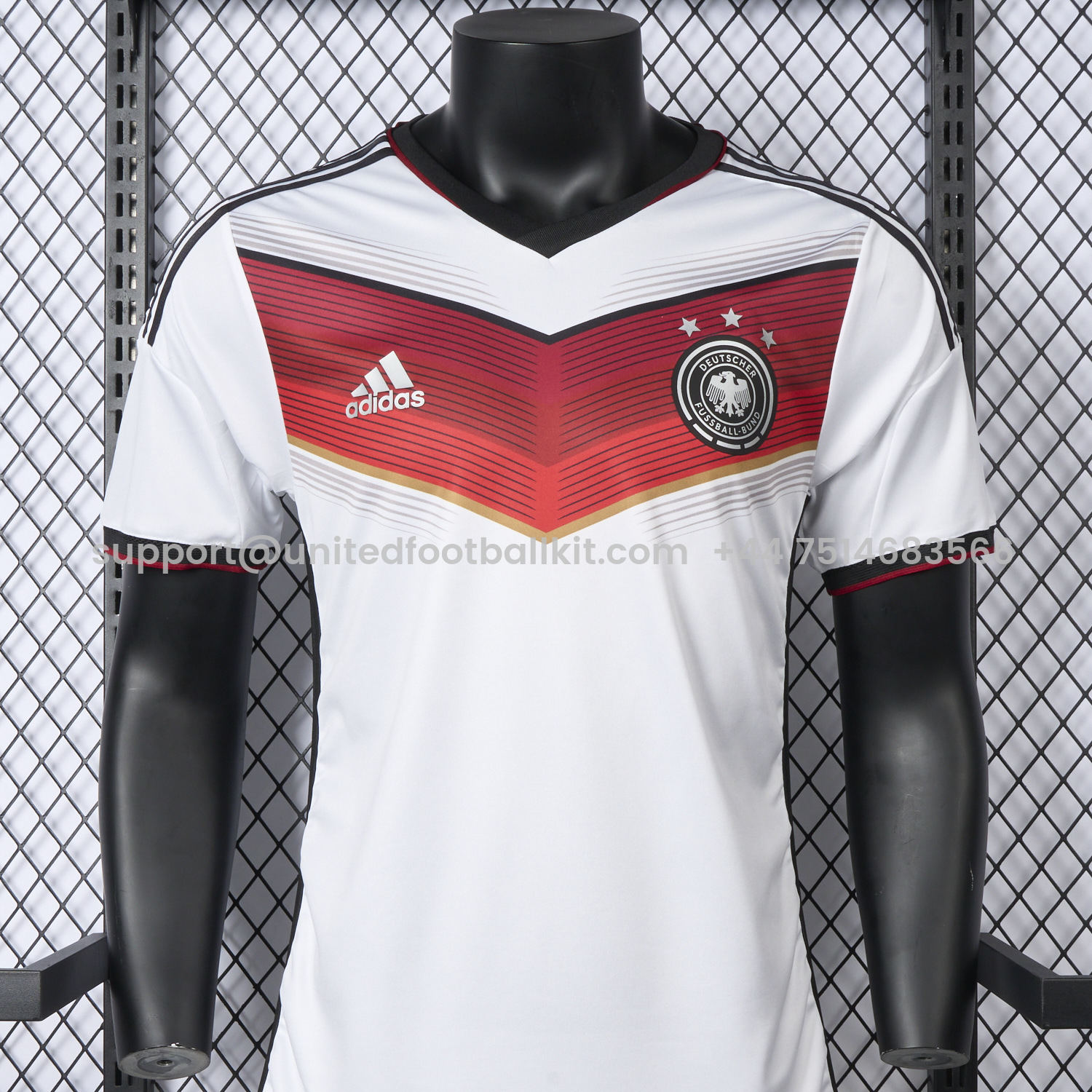 Unitedfootballkit.com | Retro Germany 2014 Home Jersey - Player Version -Customize Name, Number and Patch | Worldwide Shipping