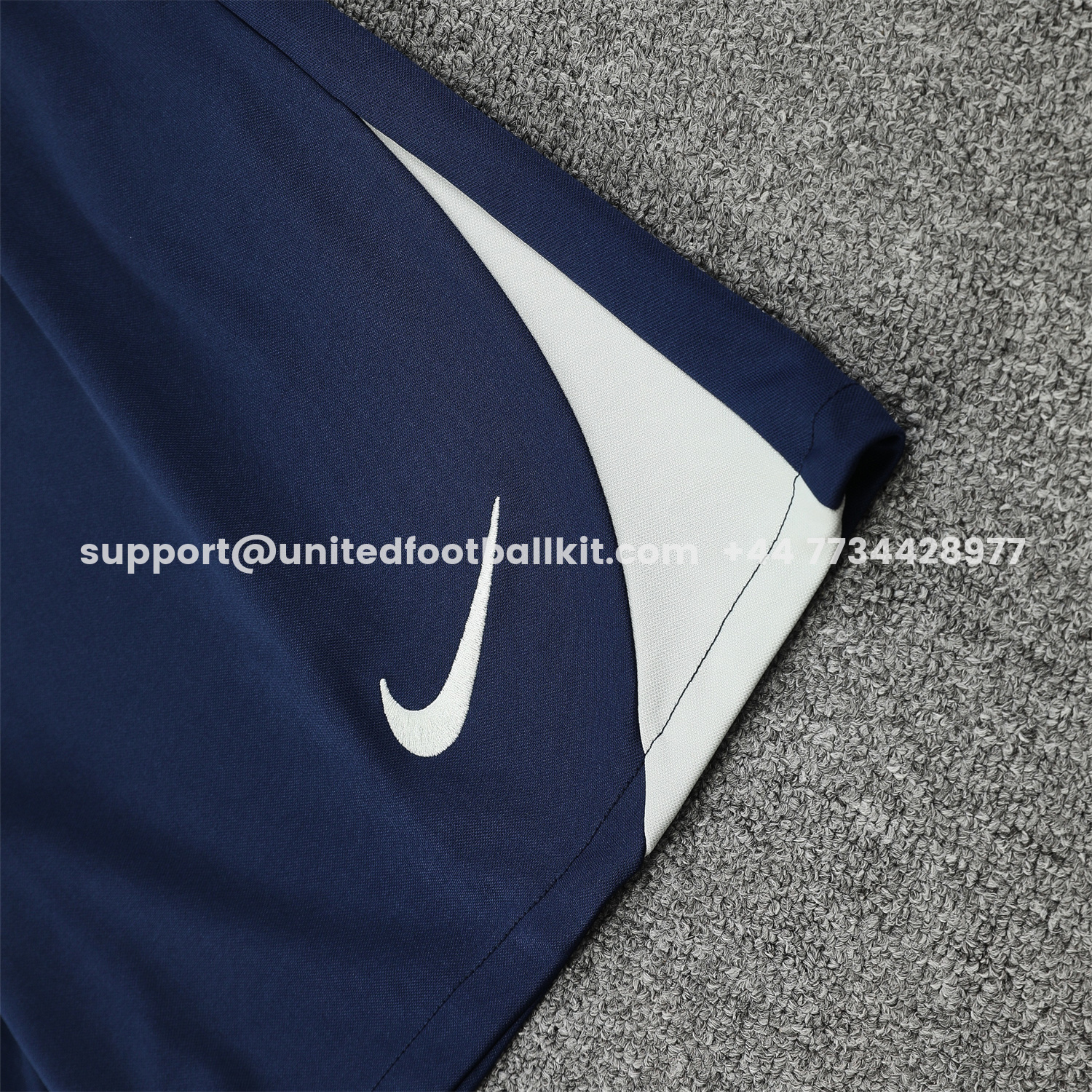 Unitedfootballkit.com | Inter Milan 25-26 Short-Sleeve Training Set - Blue Sleeve White Top & Blue Shorts -Customize Name, Number and Patch | Worldwide Shipping