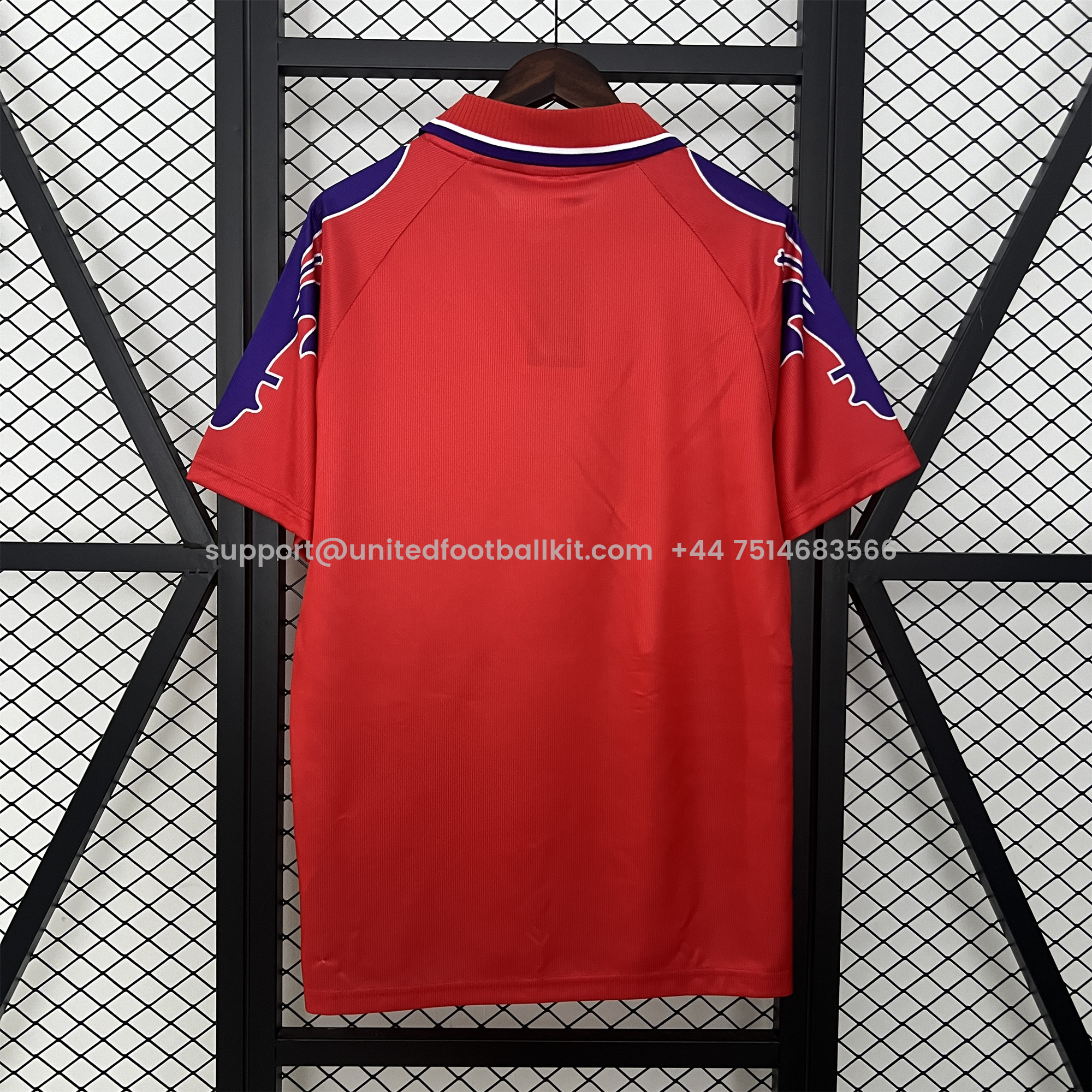 Unitedfootballkit.com | Retro Fiorentina 1995-96 Third Jersey -Customize Name, Number and Patch | Worldwide Shipping
