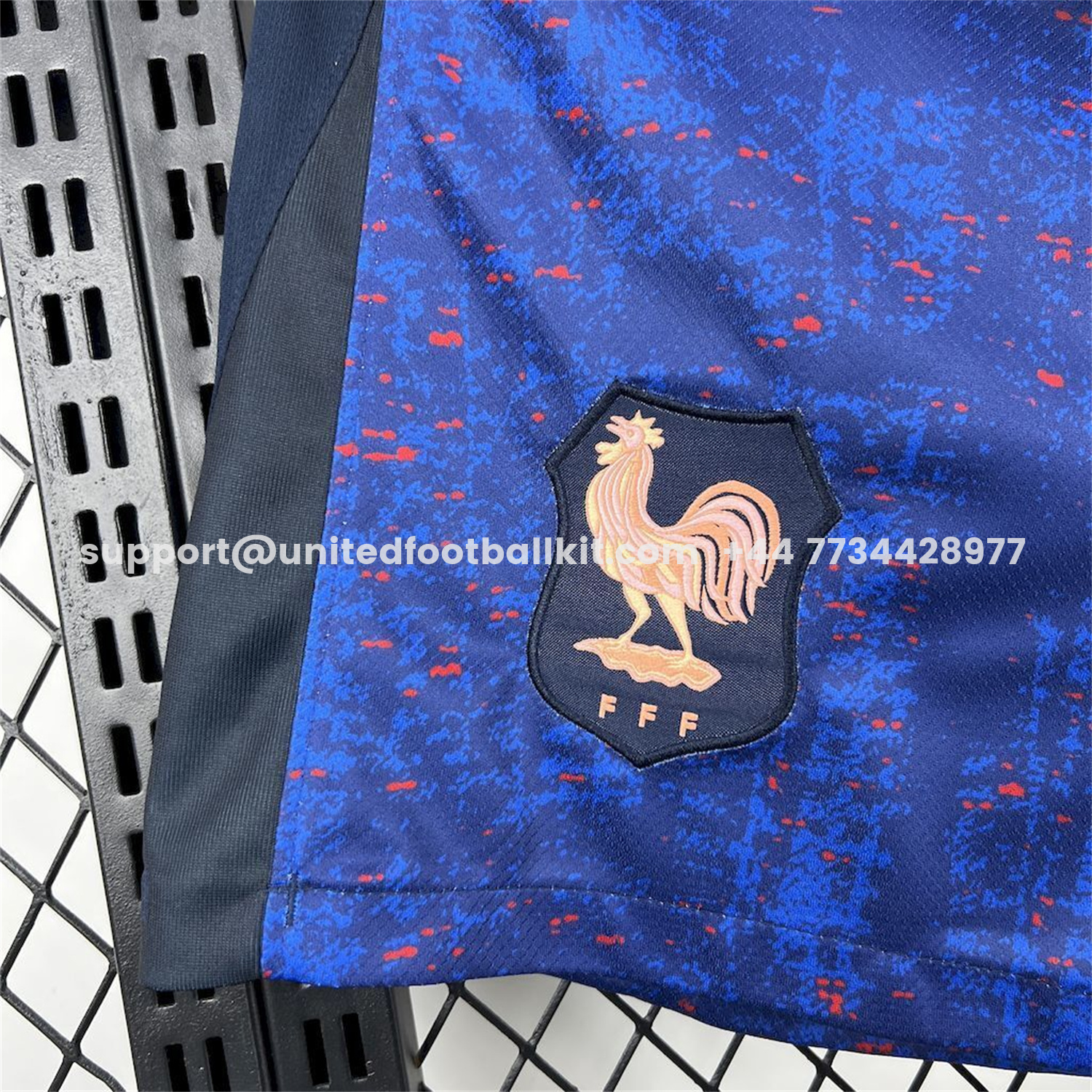 Unitedfootballkit.com | France 2026 Home Blue Shorts - Fans Version -Customize Name, Number and Patch | Worldwide Shipping