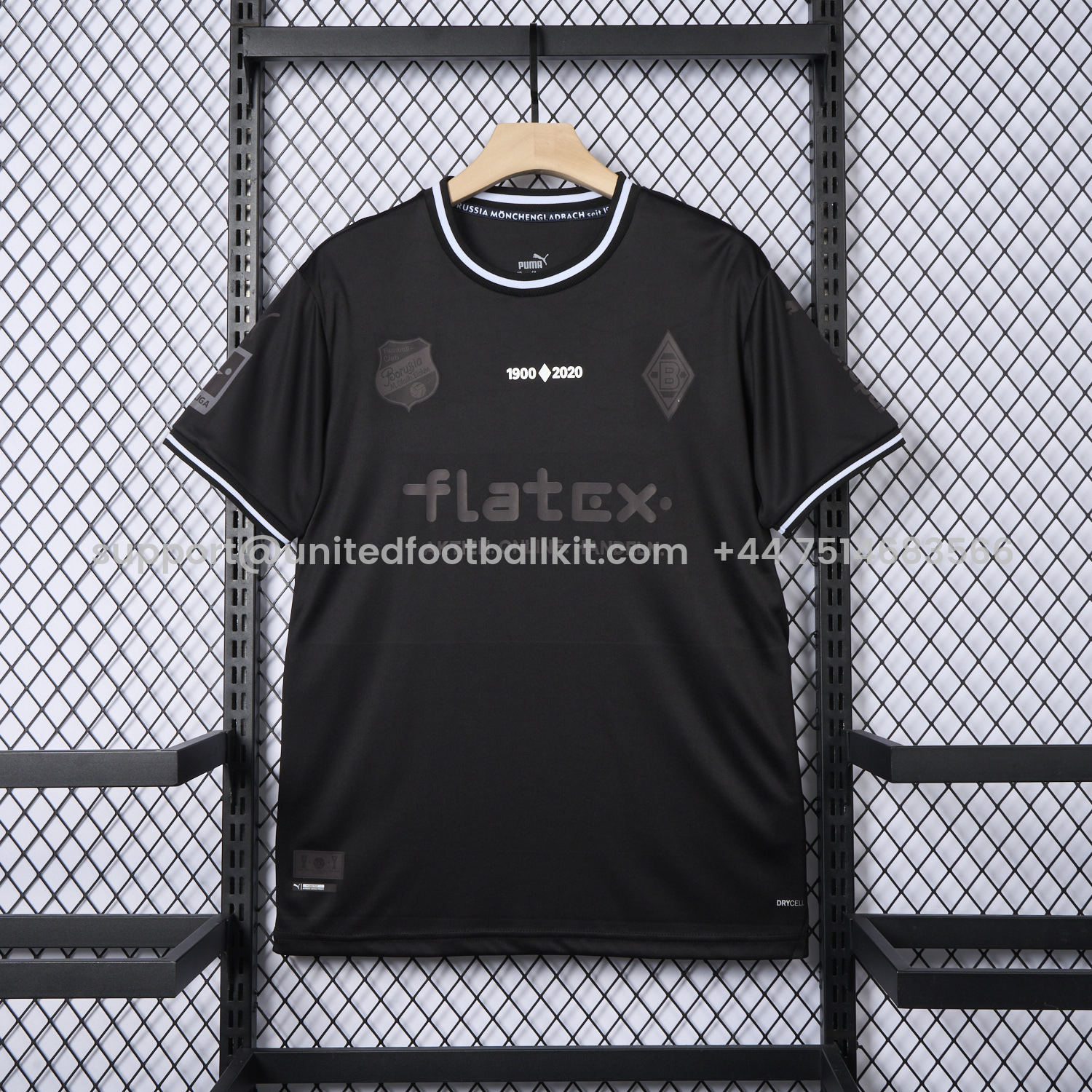 Unitedfootballkit.com | Retro Borussia Mönchengladbach 2020-21 120th Anniversary Jersey -Customize Name, Number and Patch | Worldwide Shipping