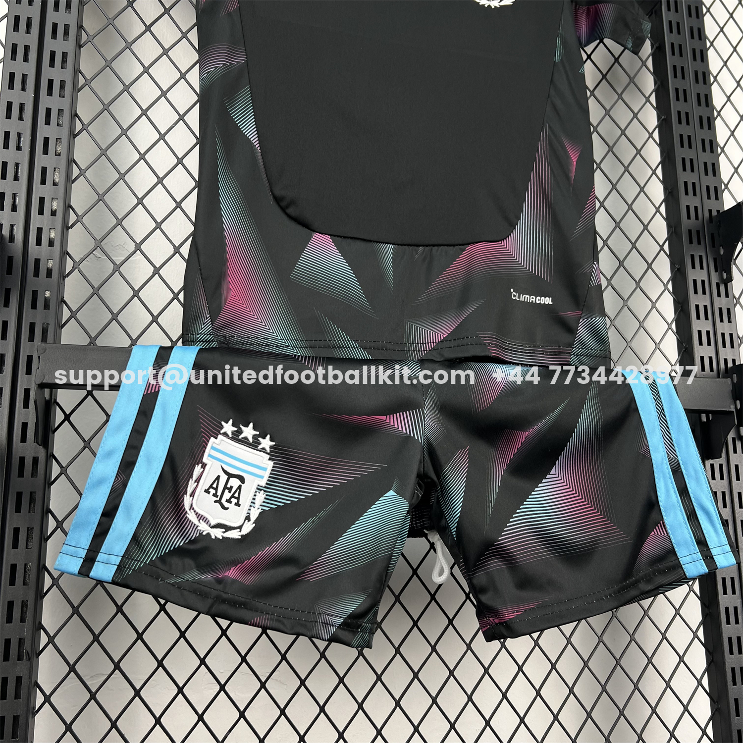 Argentina 2026 Goalkeeper Black Without Chest Patch Kids Kit:football jersey mysite: unitedjerseyfootball 邓江浪:football