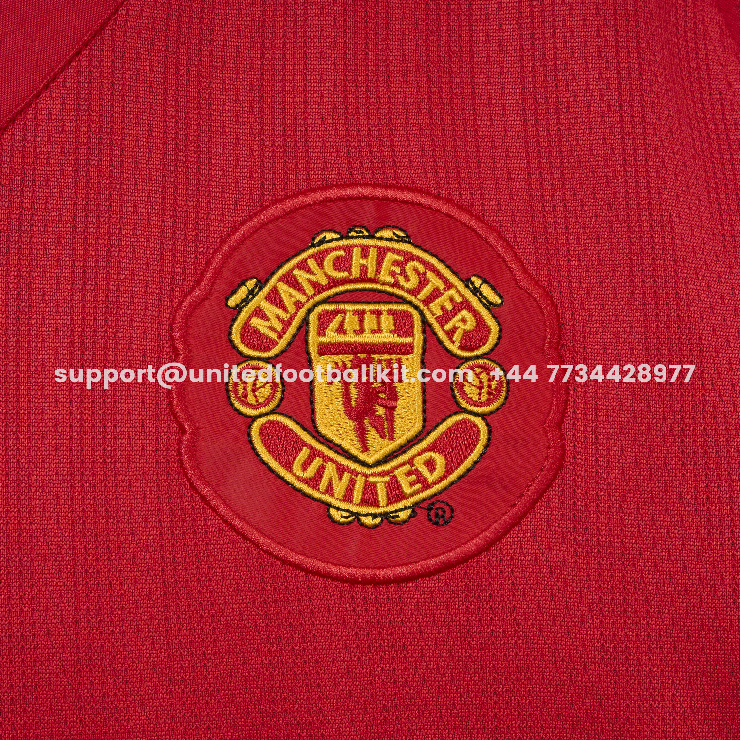 Unitedfootballkit.com | Retro Manchester United 2007-09 Home Jersey -Customize Name, Number and Patch | Worldwide Shipping