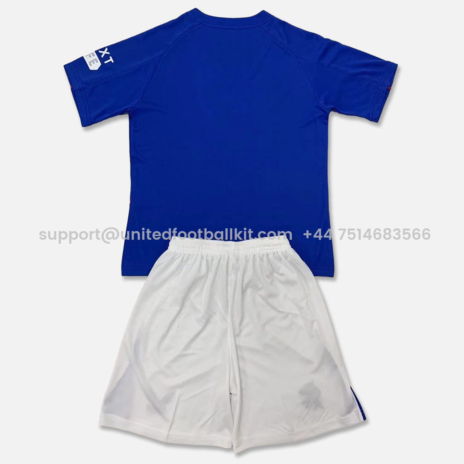 Unitedfootballkit.com | Glasgow Rangers 24-25 Home Men's Adult Jersey Set - Fans Version -Customize Name, Number and Patch | Worldwide Shipping