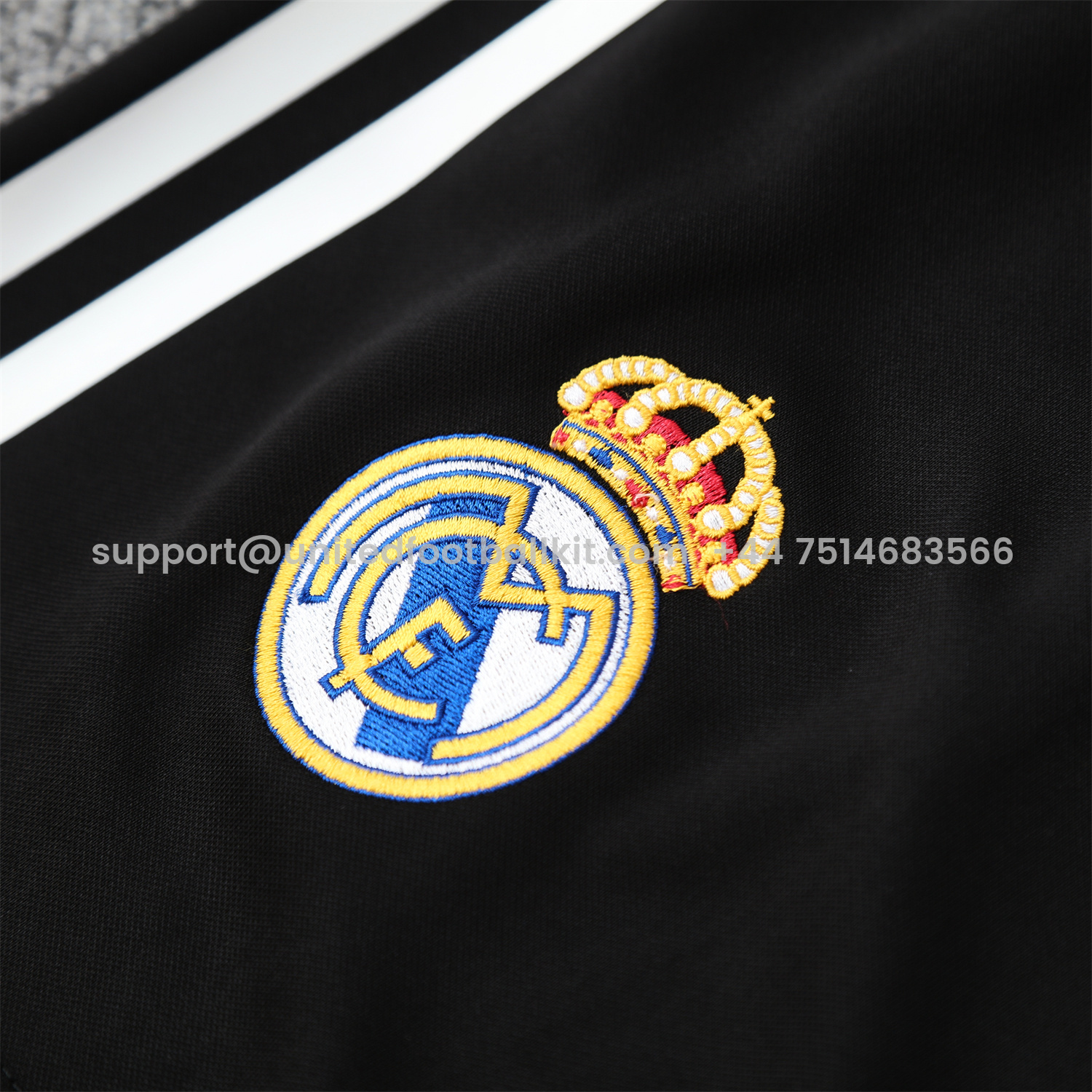 Unitedfootballkit.com | Real Madrid 25-26 Vest Training Set - Green-Black Dragon Vest & Black-White Shorts -Customize Name, Number and Patch | Worldwide Shipping