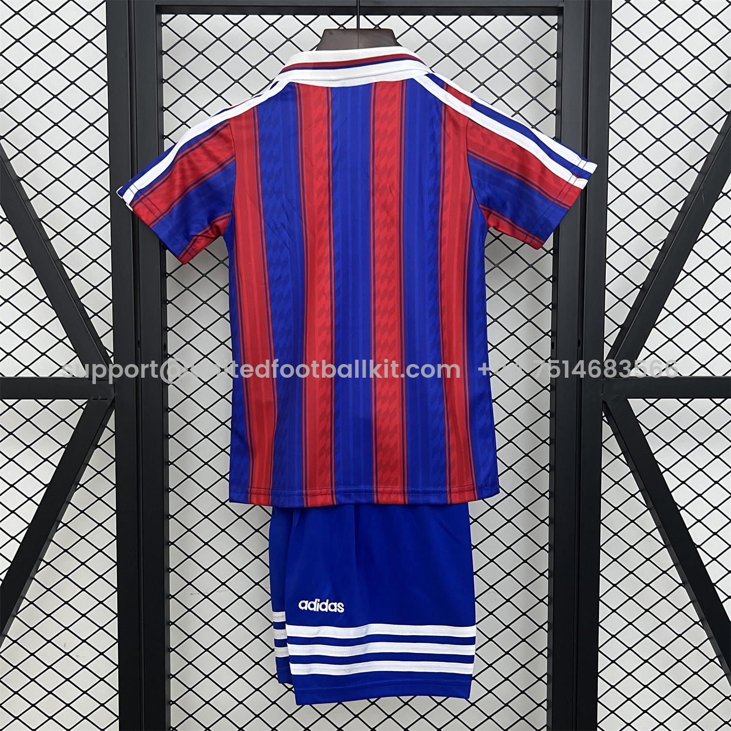 Unitedfootballkit.com | Retro Bayern Munich 1995-97 Home Kids Kit -Customize Name, Number and Patch | Worldwide Shipping