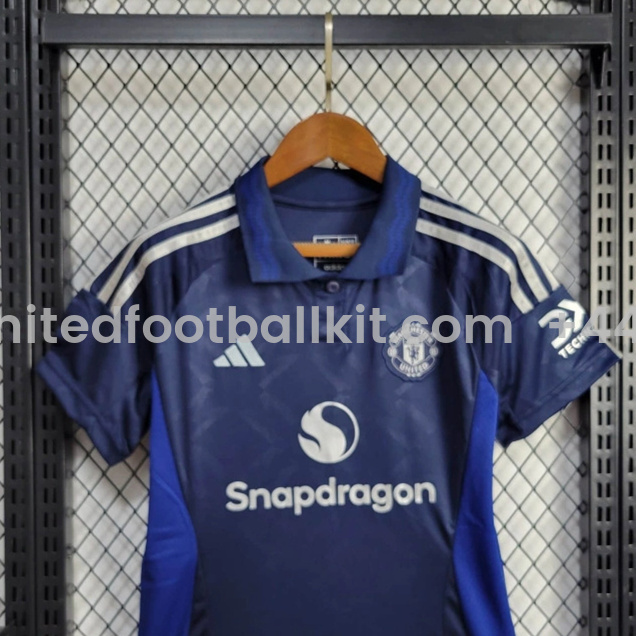 Unitedfootballkit.com | Women's Manchester United 24-25 Away Jersey -Customize Name, Number and Patch | Worldwide Shipping