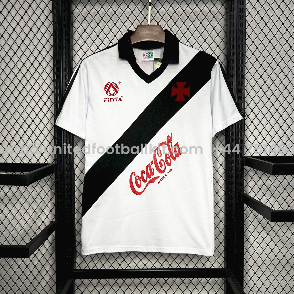Unitedfootballkit.com | Retro Vasco da Gama 1988 Away Jersey -Customize Name, Number and Patch | Worldwide Shipping