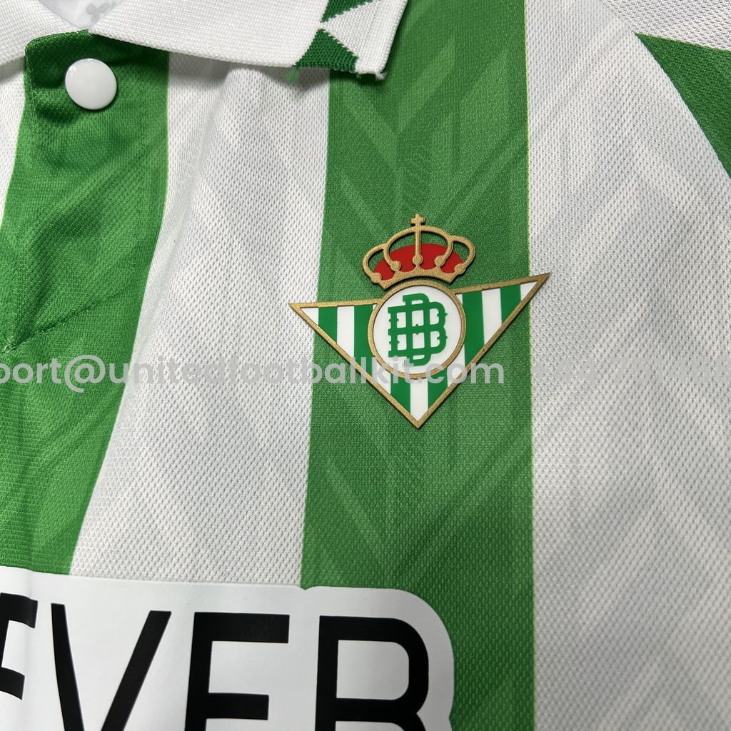 Unitedfootballkit.com | Real Betis 24-25 Home Stadium Kids Kit -Customize Name, Number and Patch | Worldwide Shipping
