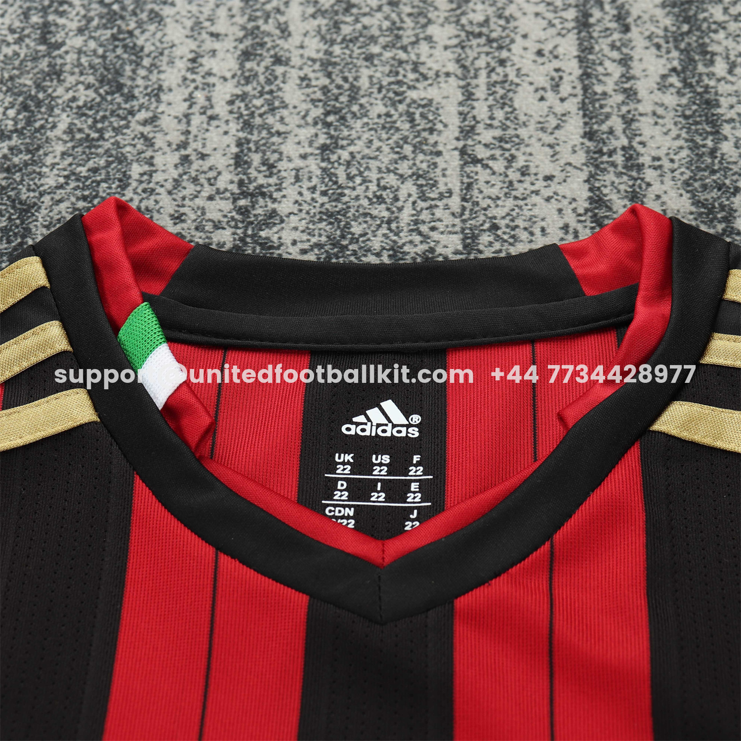 Unitedfootballkit.com | Retro AC Milan 2013-14 Home Long Sleeves Kids Kit -Customize Name, Number and Patch | Worldwide Shipping