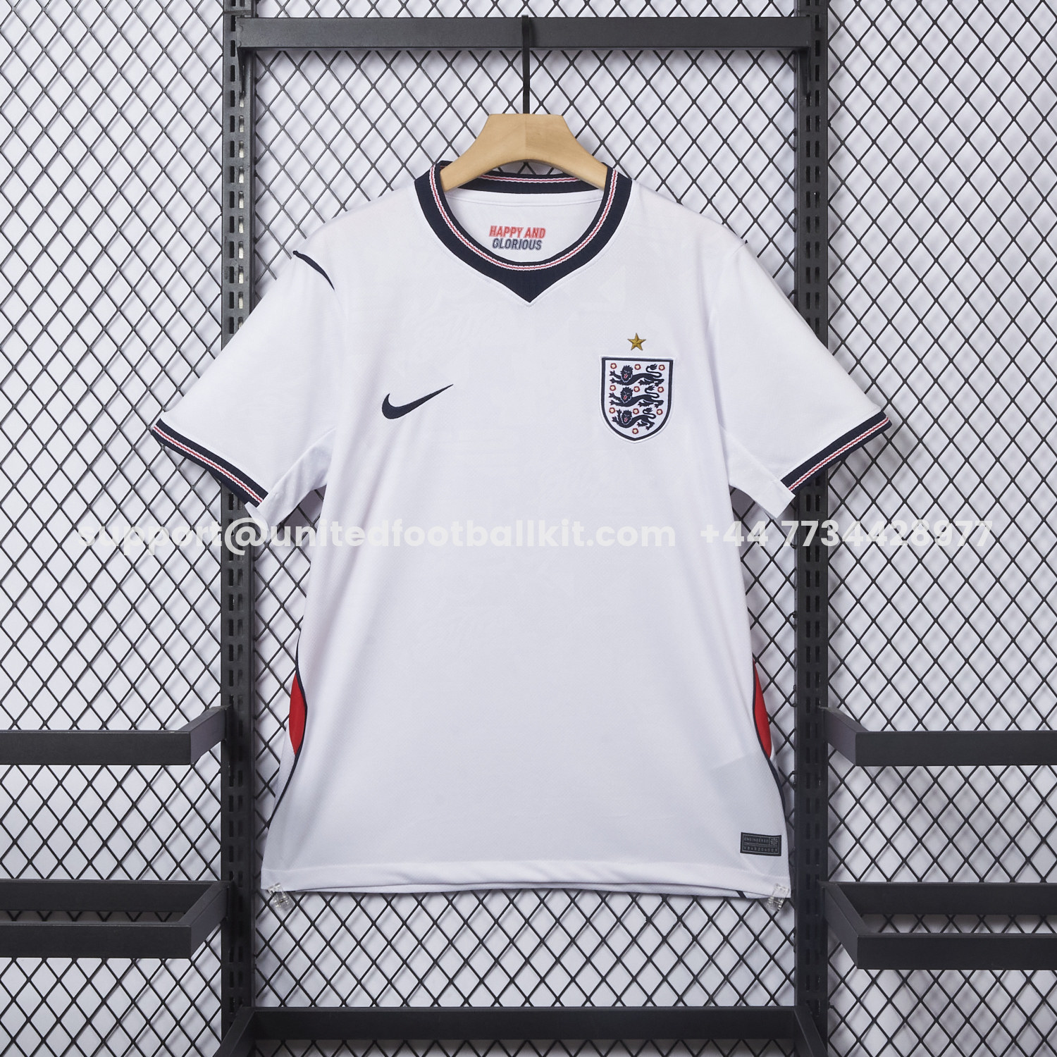 Unitedfootballkit.com | England 2026 Home Jersey - Fans Version -Customize Name, Number and Patch | Worldwide Shipping