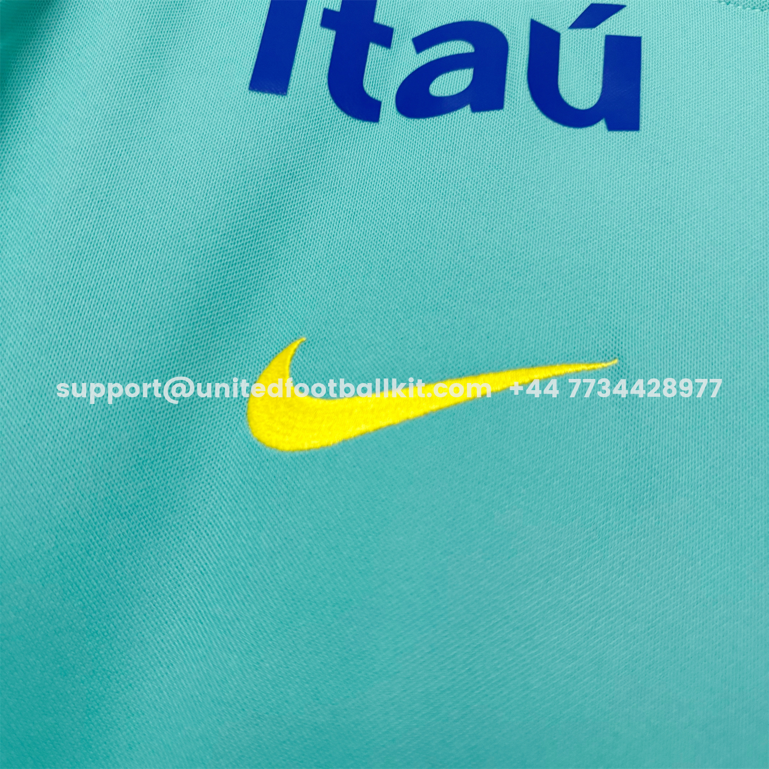 Unitedfootballkit.com | Brazil 2026 Tiffany Blue Training Jersey - Fans Version -Customize Name, Number and Patch | Worldwide Shipping