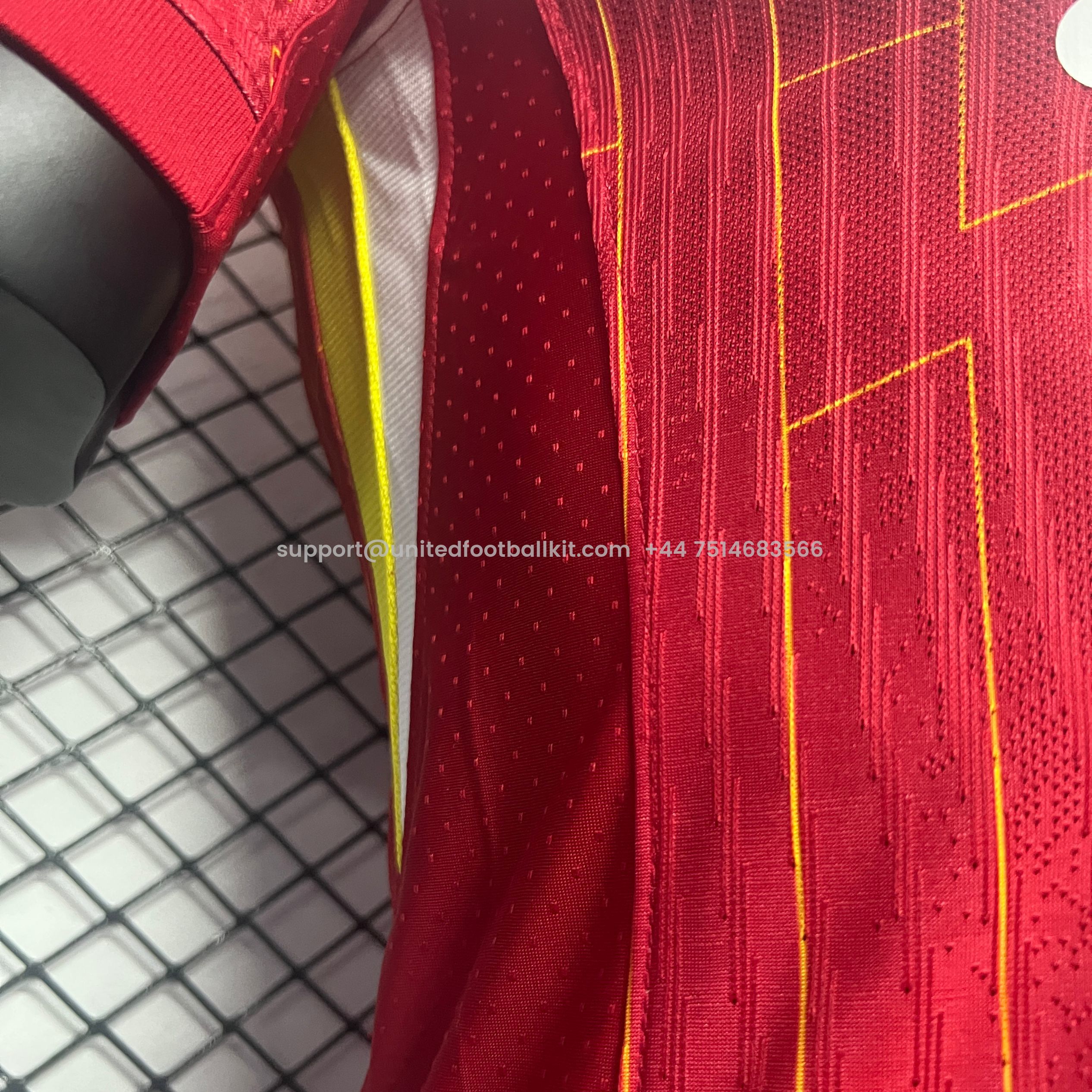 Unitedfootballkit.com | Liver.pool 24-25 Home Stadium Jersey - Player Version -Customize Name, Number and Patch | Worldwide Shipping