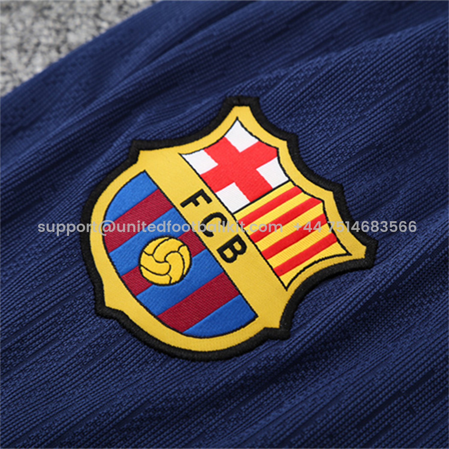 Unitedfootballkit.com | Barcelona 25-26 Long Sleeve Training Set - Purple Top & Deep Blue Pants -Customize Name, Number and Patch | Worldwide Shipping