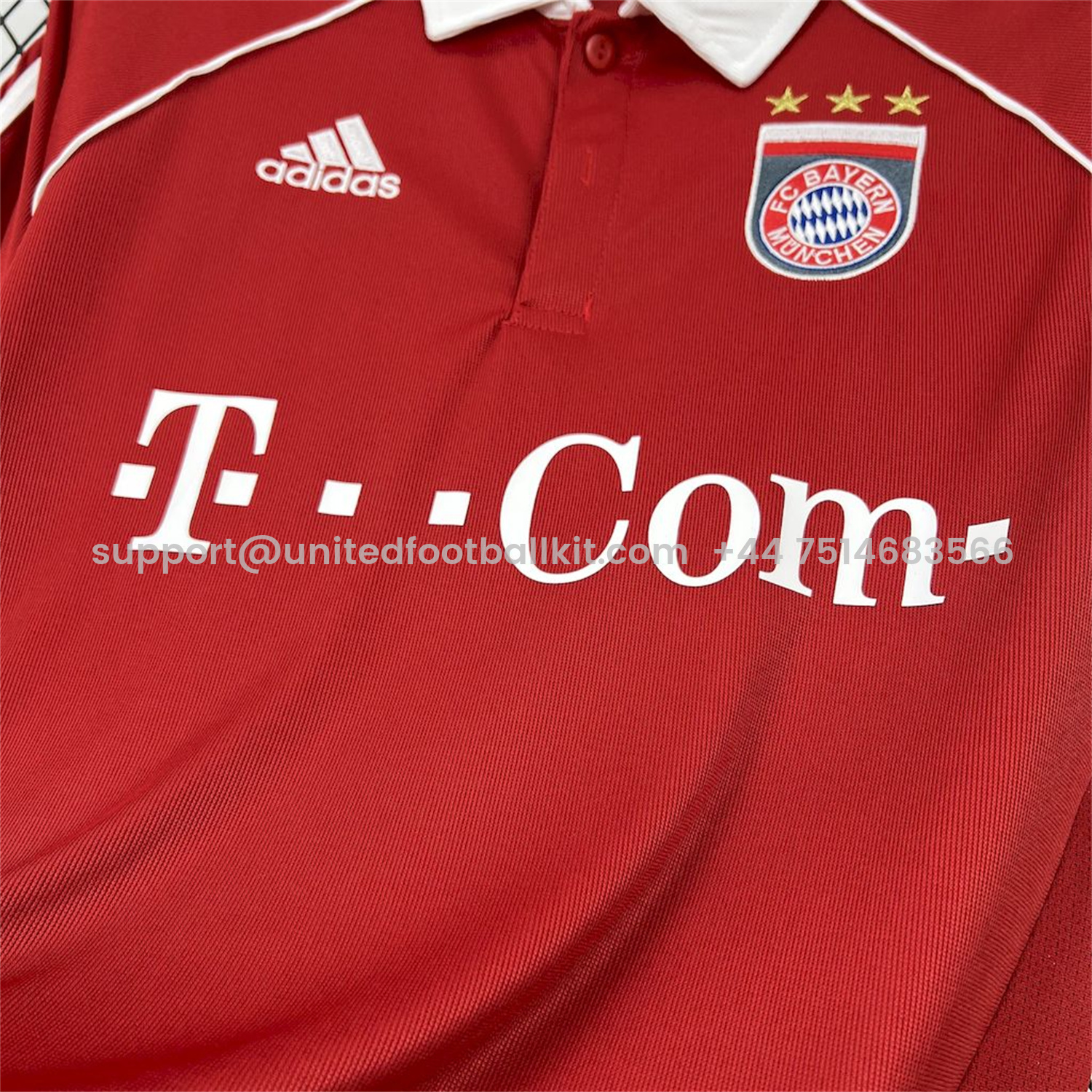Unitedfootballkit.com | Retro Bayern Munich 2005-06 Home Jersey -Customize Name, Number and Patch | Worldwide Shipping