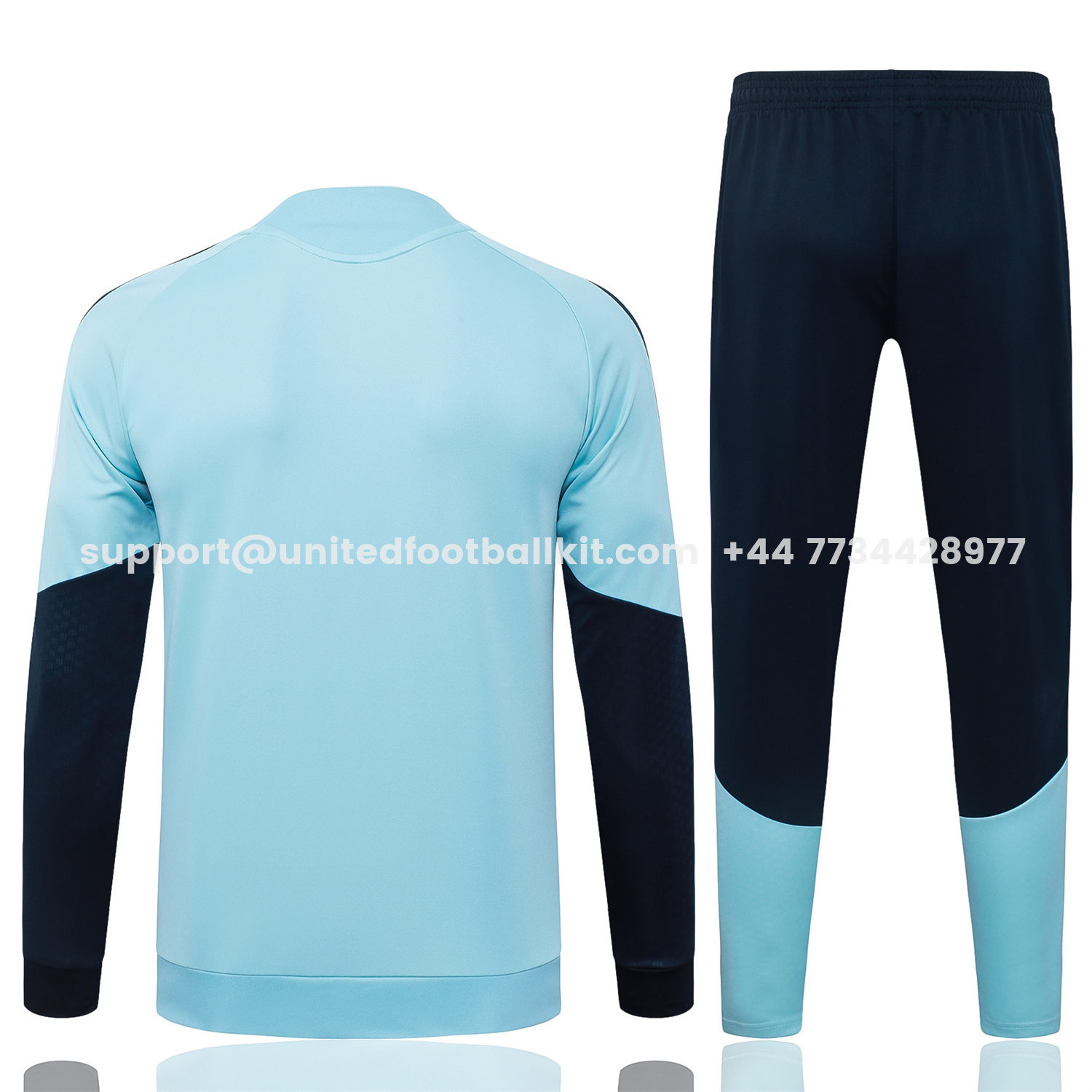 Unitedfootballkit.com | Argentina 25-26 Windbreaker Training Set - Light Blue Top and Black Pants -Customize Name, Number and Patch | Worldwide Shipping