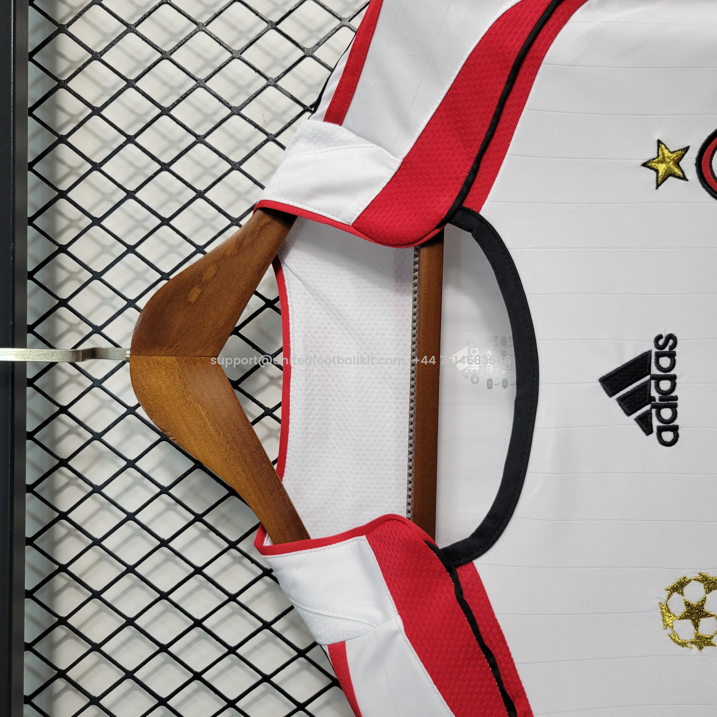 Unitedfootballkit.com | Retro AC Milan 06-07 Away Stadium Long Sleeve Jersey - Champions League Final -Customize Name, Number and Patch | Worldwide Shipping