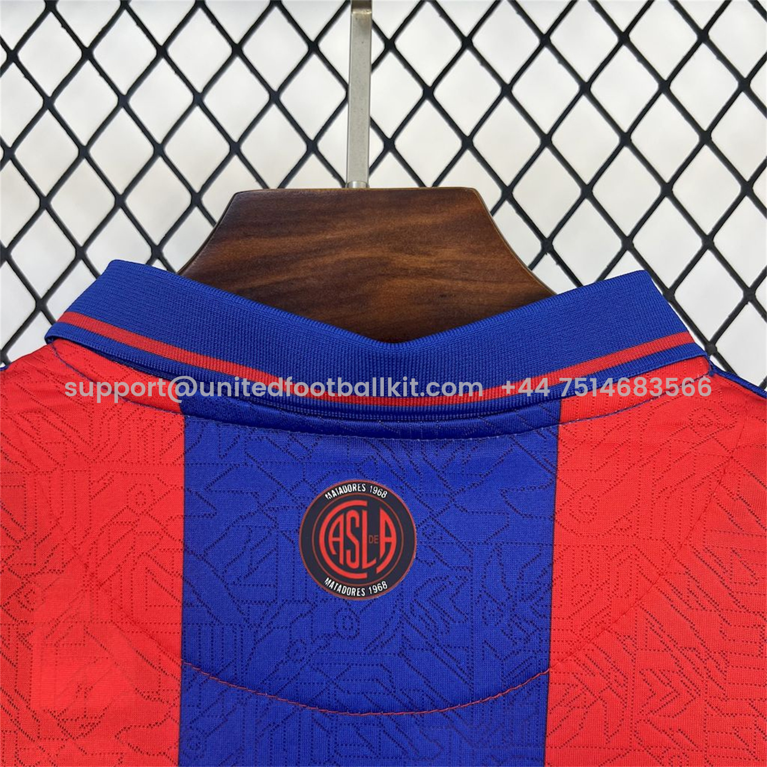 Unitedfootballkit.com | San Lorenzo 25-26 Home Unsponsored Jersey - Fans Version -Customize Name, Number and Patch | Worldwide Shipping
