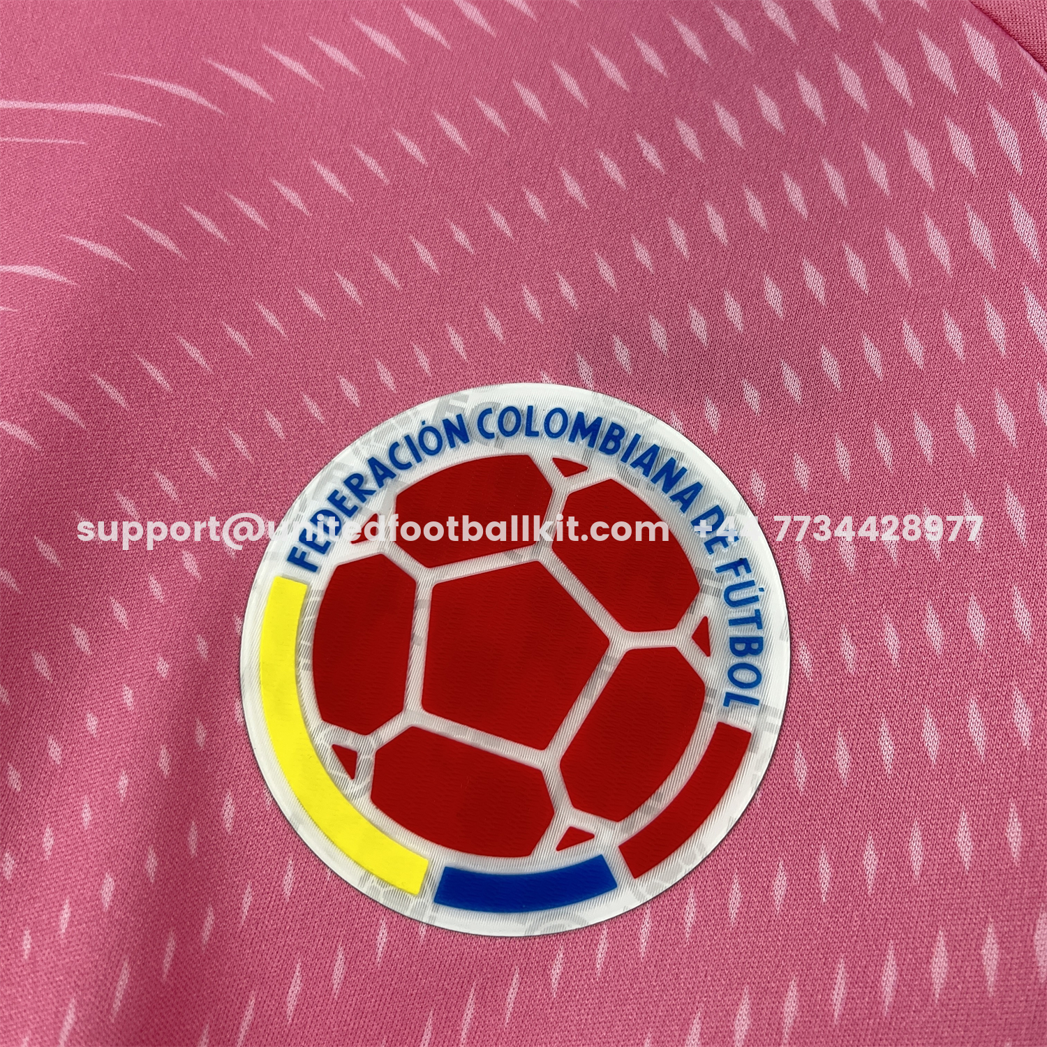 Unitedfootballkit.com | Colombia 2026 Pink Special Jersey - Fans Version -Customize Name, Number and Patch | Worldwide Shipping