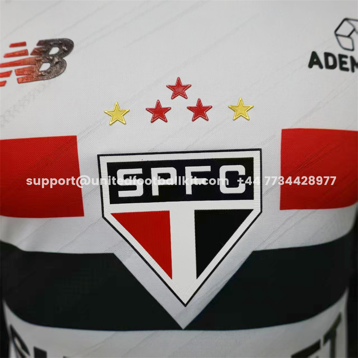 Unitedfootballkit.com | Sao Paulo 26-27 Home Jersey - Player Version -Customize Name, Number and Patch | Worldwide Shipping