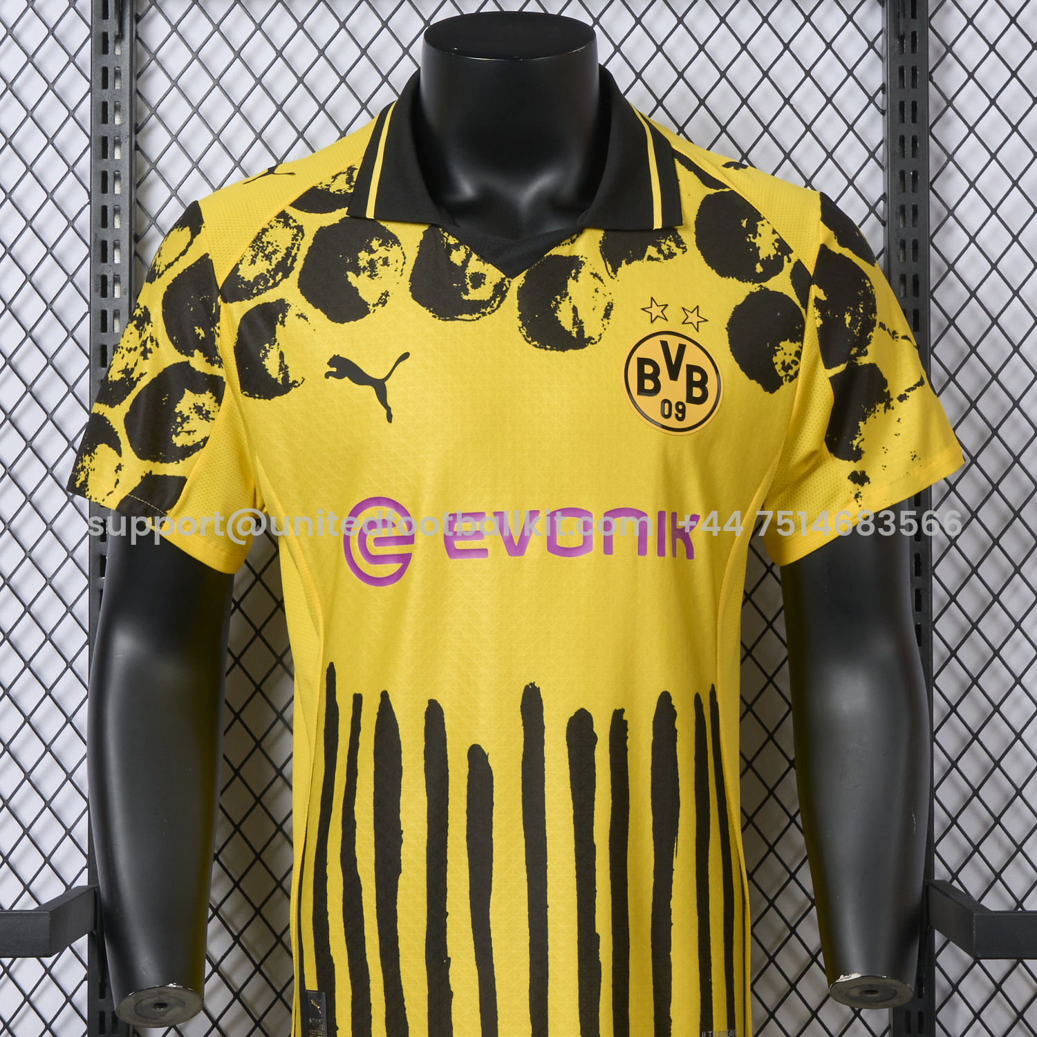 Unitedfootballkit.com | Dortmund 2025 Club World Cup Home Jersey With Chest Sponsor - Player Version -Customize Name, Number and Patch | Worldwide Shipping