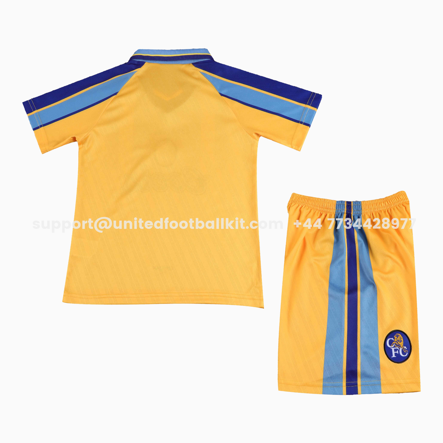 Unitedfootballkit.com | Retro C.H.E.L.S.E.A 1995-97 Away Kids Kit -Customize Name, Number and Patch | Worldwide Shipping