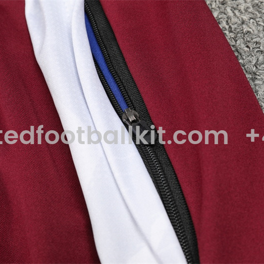 Unitedfootballkit.com | Bayern Munich 24-25 Long Sleeve Training Set - Deep Red -Customize Name, Number and Patch | Worldwide Shipping